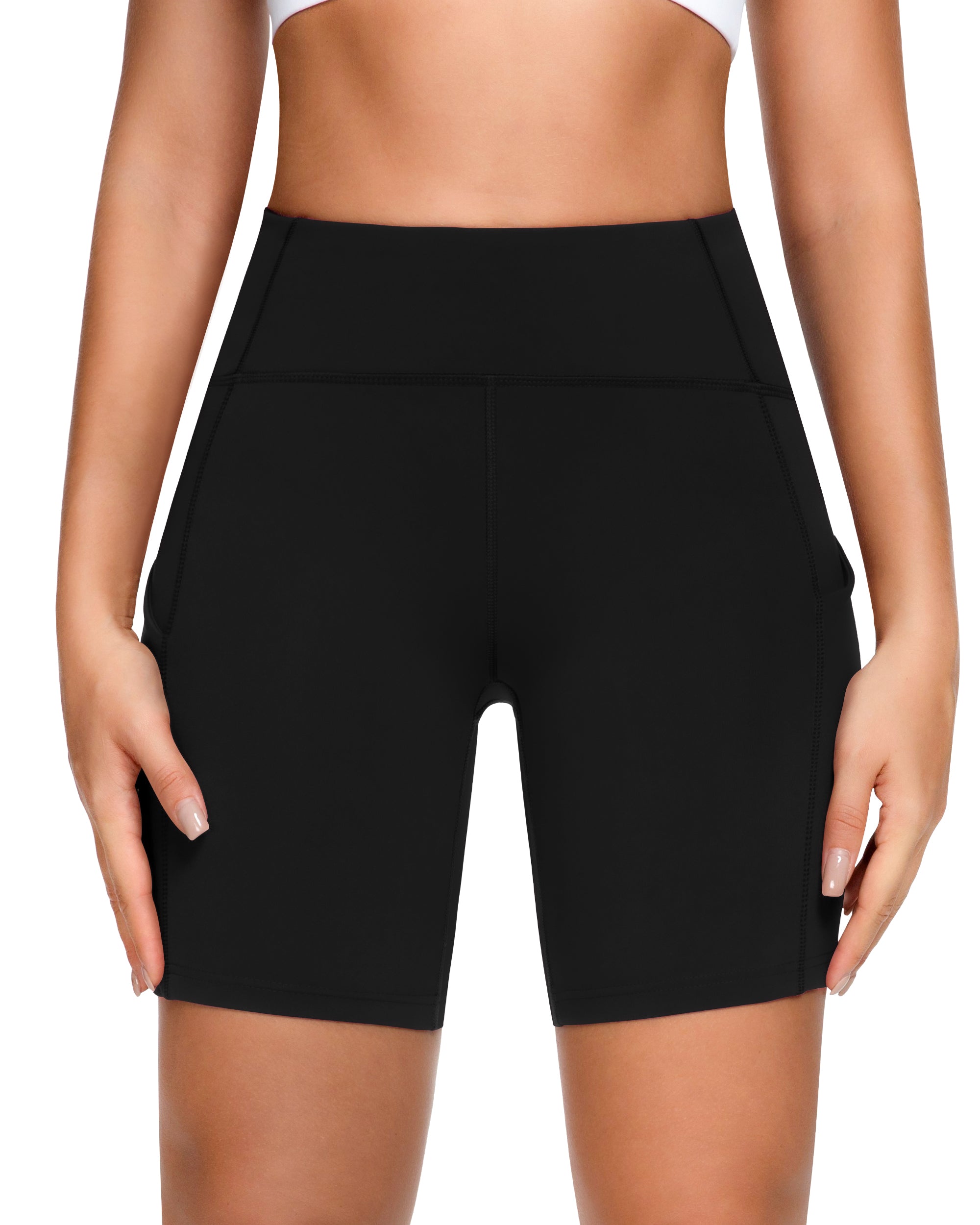 3 Side Pockets Workout Running Shorts for Men & Women - Lightweight Quick-Dry Athletic Shorts with Phone Pocket - Perfect for Gym, Jogging, Yoga & Outdoor Sports