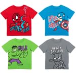 Hulk, Black Panther, Spiderman, Captain America