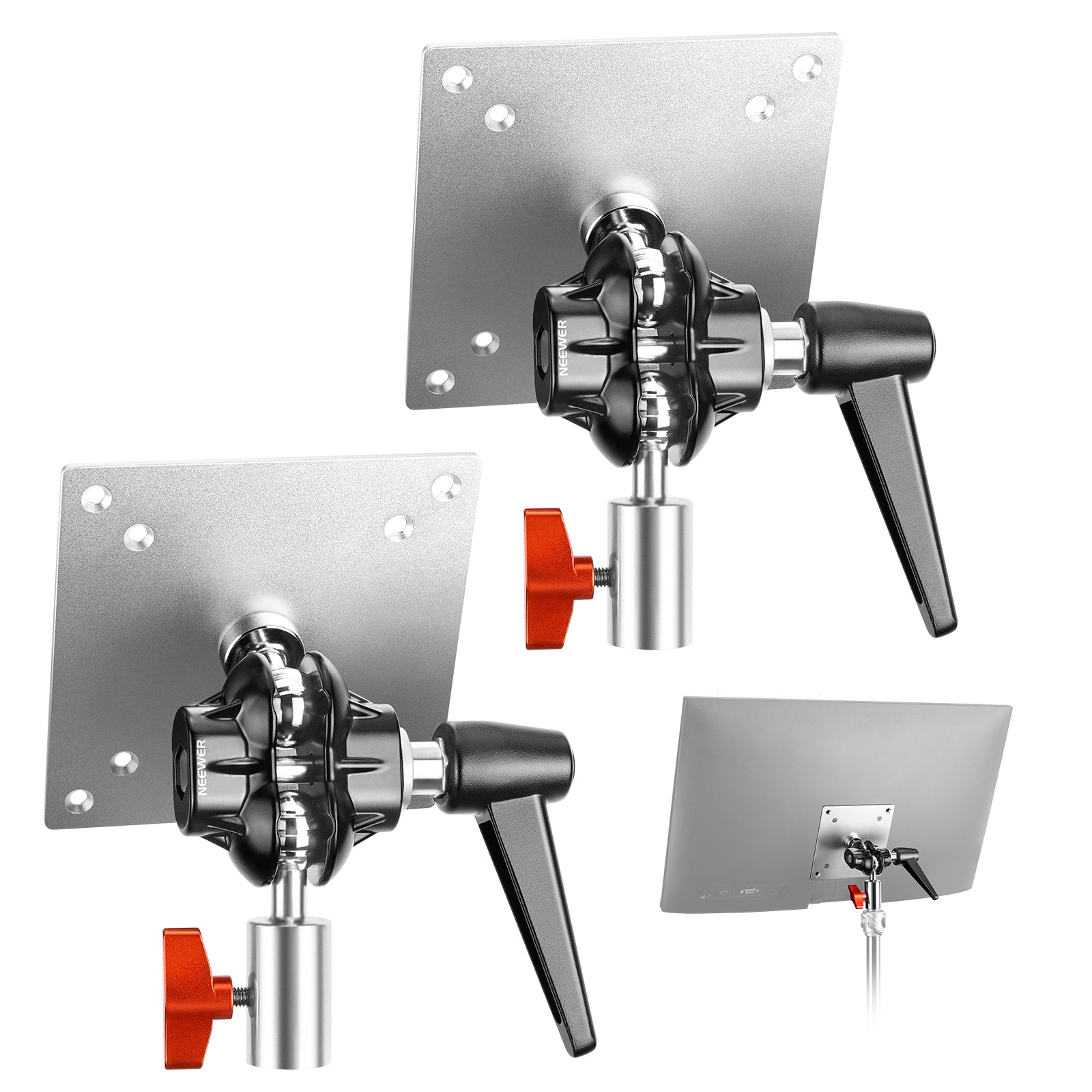 NEEWER MA001/MA003 VESA Monitor Mount Adapter - Heavy Duty Adjustable Arm Bracket for Computer Screens, TVs & Displays (Home Office, Gaming Setup, Studio Monitor Mounting)