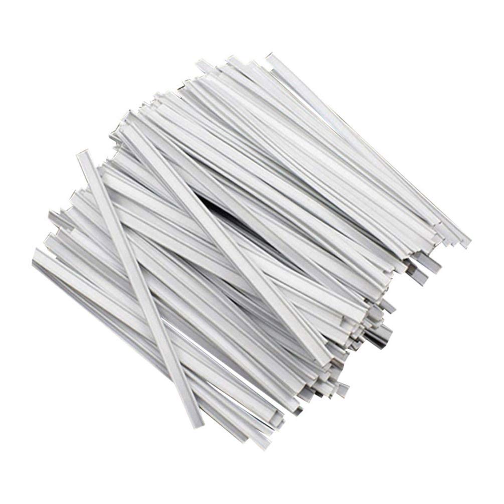 Milisten 500 Pcs Dual Core Mask Nose Strips - Adjustable Nose Bridge Strips for DIY Sewing & Mask Making - Perfect for Crafting Comfortable Face Masks at Home