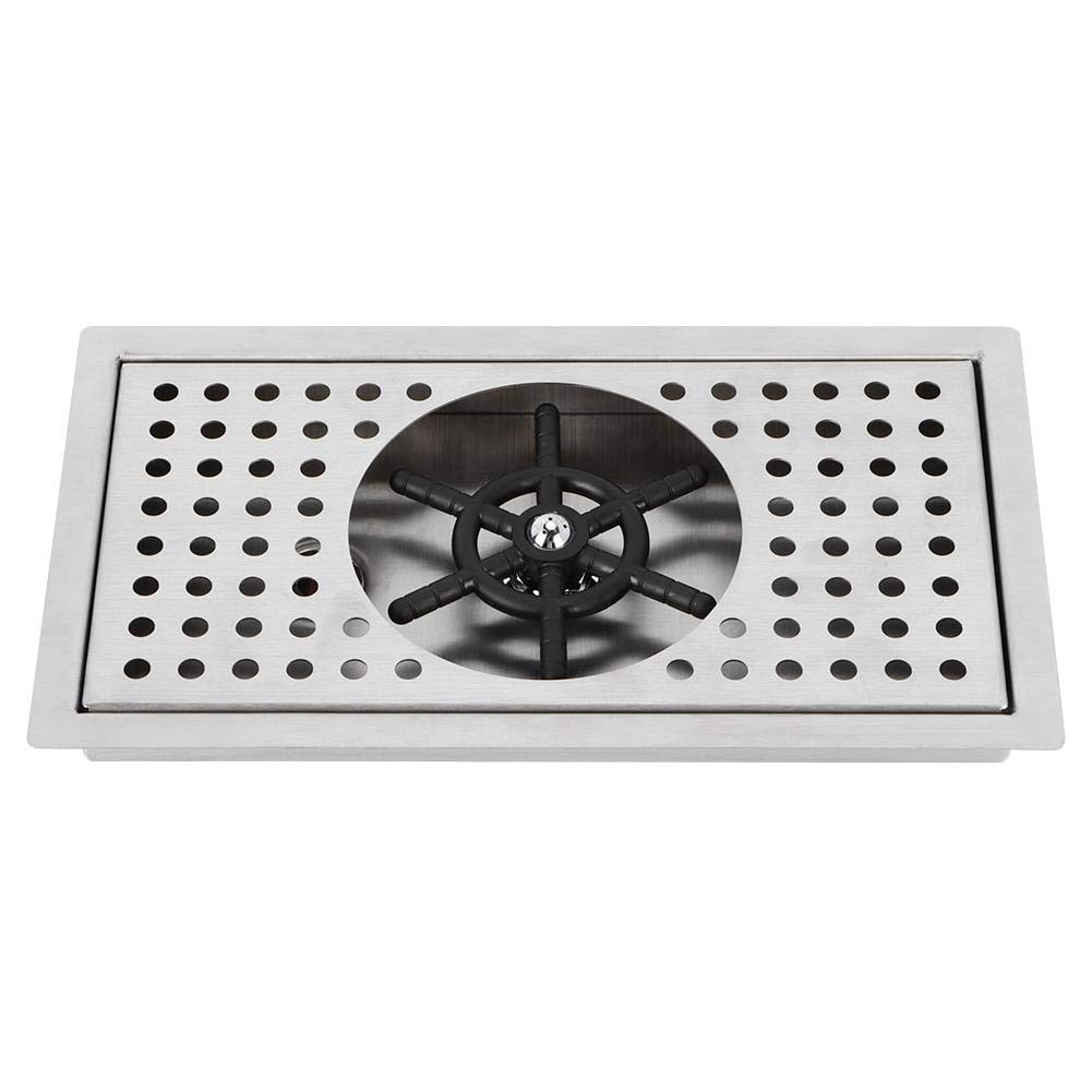 304 Stainless Steel Cup Washer (114mm Diameter) - G1/2in Milk Tea Glass Cleaner & Rinser for Coffee Shops, Bars, Hotels & Home Use - Perfect for Commercial Dishwashing and Kitchen Hygiene Maintenance