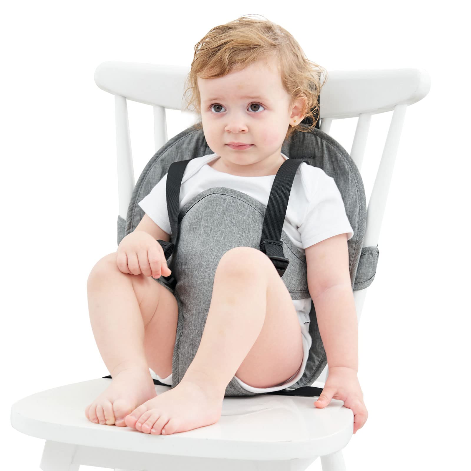Portable Baby High Chair Harness Seat - Lightweight Travel Booster for Toddlers & Infants - Secure Dining Table Seat for Restaurants, Airplanes & Outdoor Adventures - Must-Have Baby Travel Gear