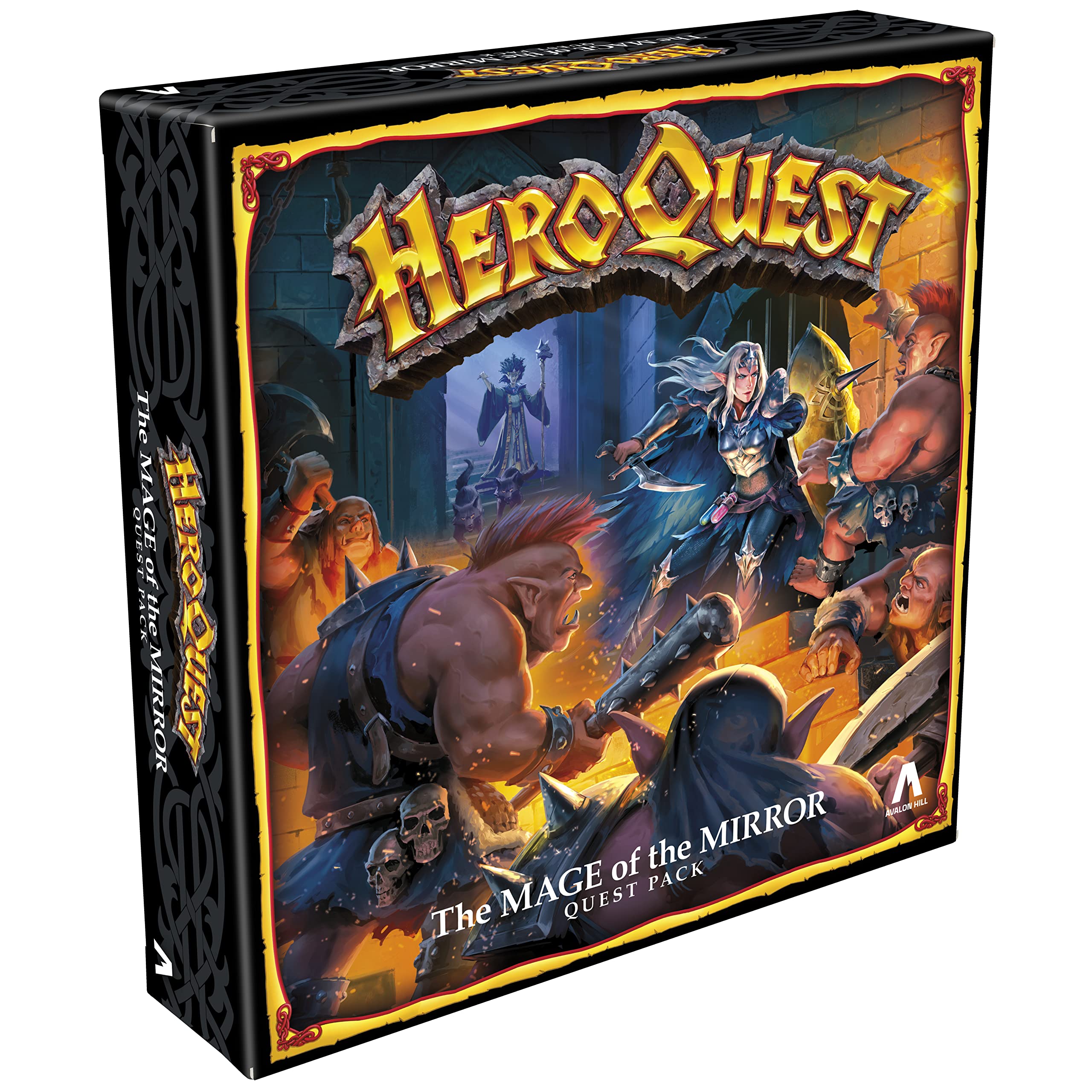 HeroQuest: The Mage of The Mirror Quest Pack - Fantasy Roleplaying Game for Ages 14+ | Requires HeroQuest Game System | Perfect for Game Nights and Family Adventures