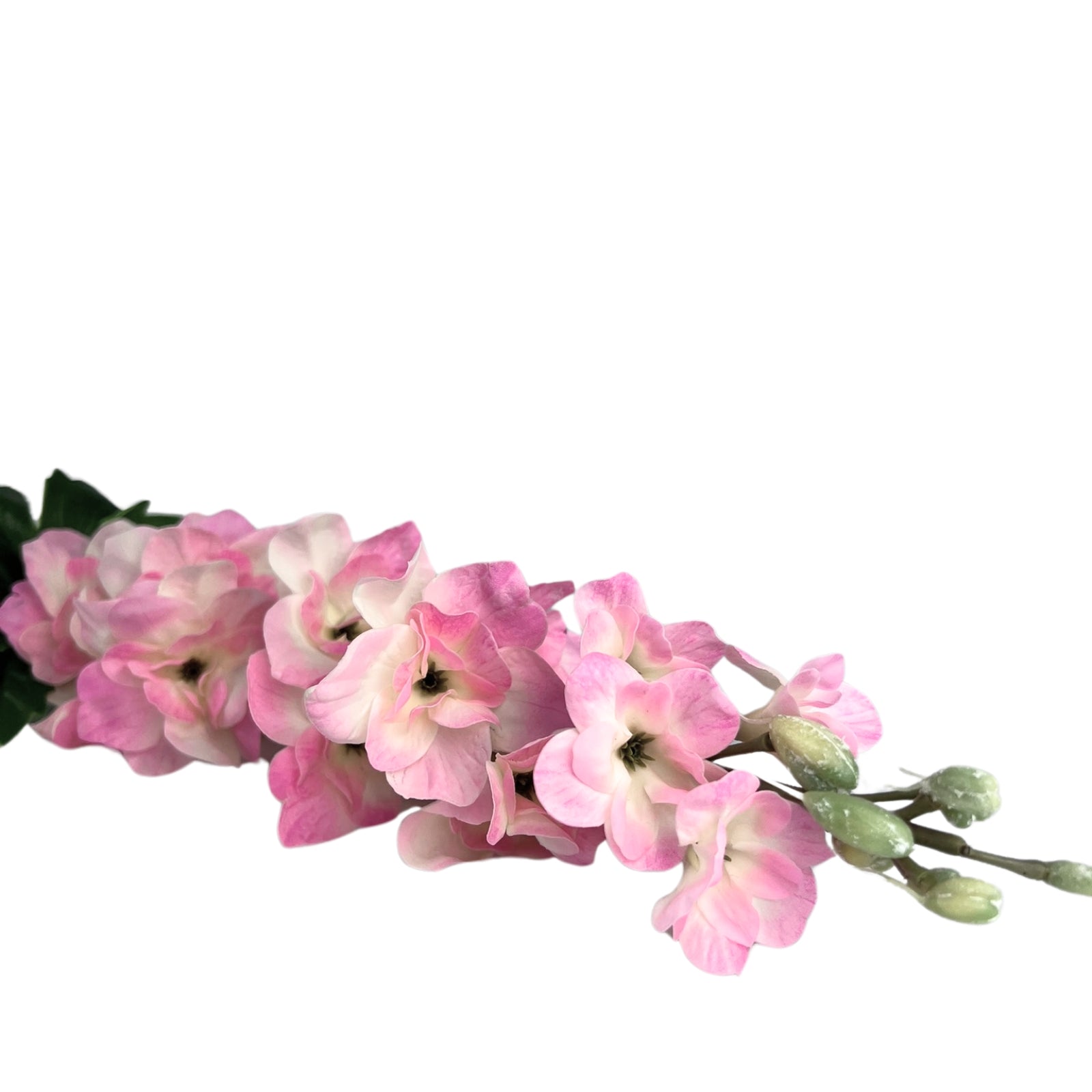 Real Touch Delphinium Small Light Pink Artificial Flowers - Lifelike Fake Floral Decor for Home, Wedding, Office, and Event Centerpieces