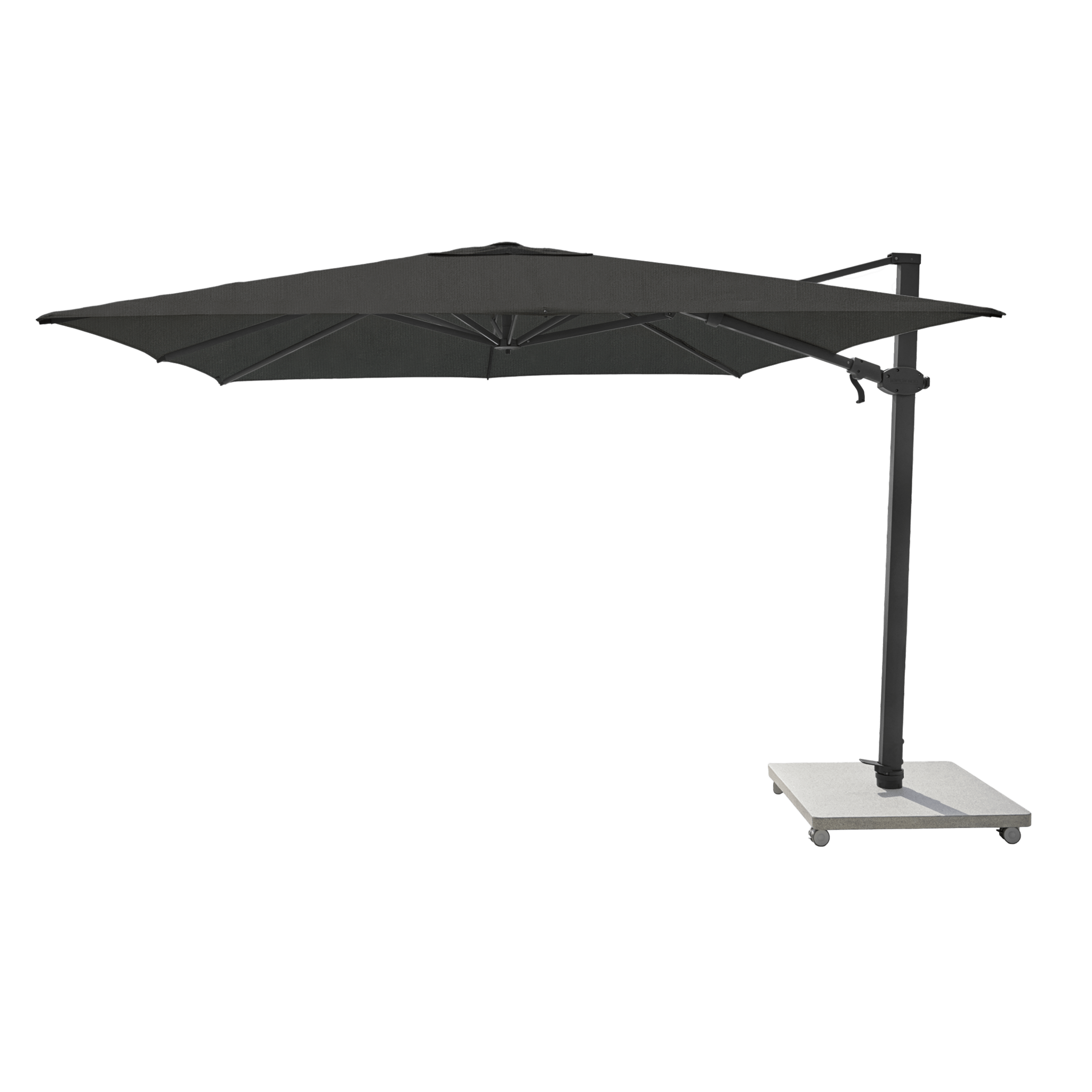 Antego 10ft Cantilever Umbrella - Outdoor Patio Sun Shade with 360° Rotation (Stone Base Sold Separately) for Poolside, Garden, Deck and Backyard Relaxation