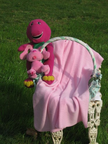 Luxury Cashmere Blanket for Babies - Ultra Soft & Warm Baby Shower Gift (Pink) - Perfect for Nursery, Stroller & Cuddle Time