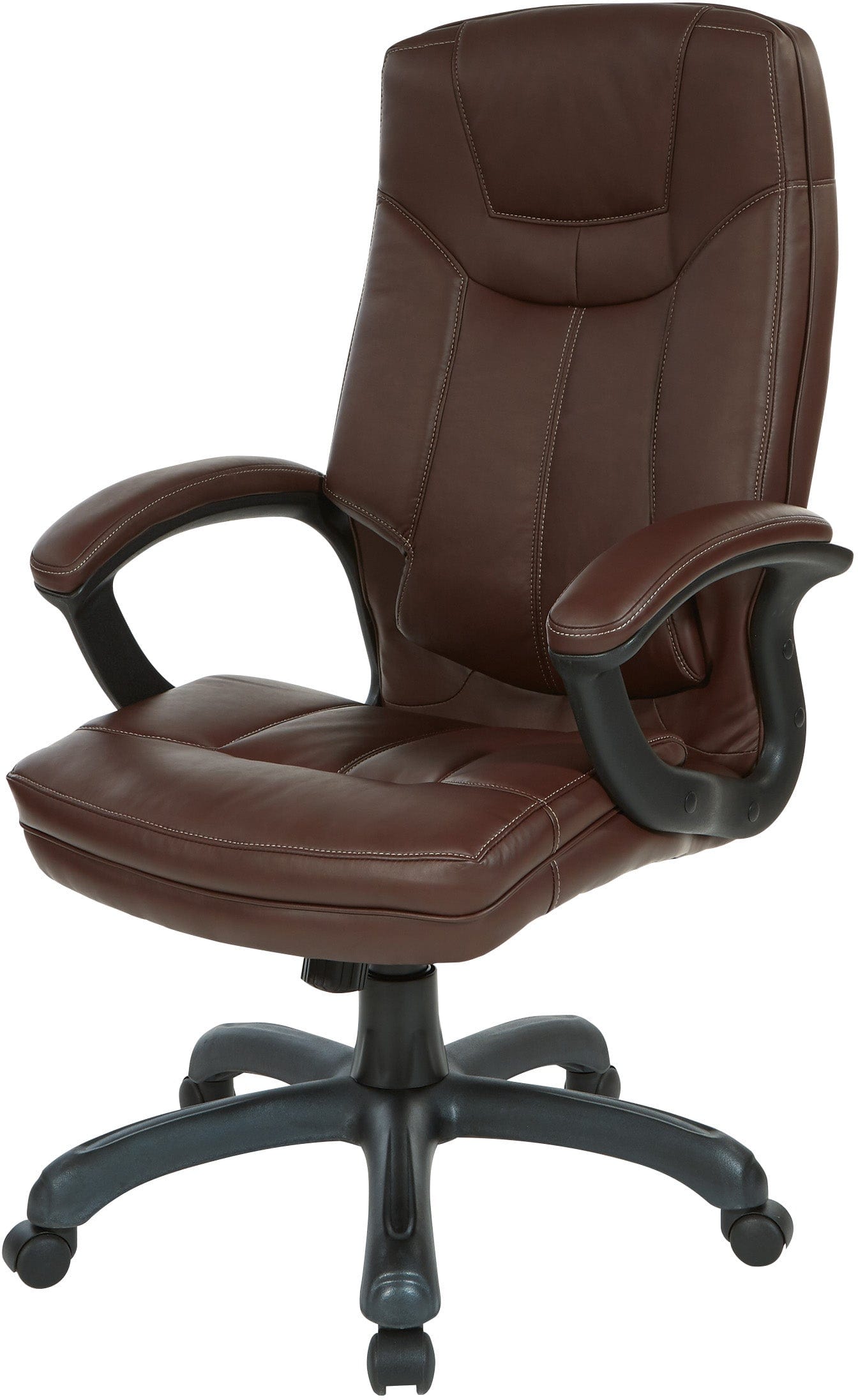 Office Star Executive High Back Chair [FL6080] - Ergonomic Office Chair with Lumbar Support for Home & Business Workspaces