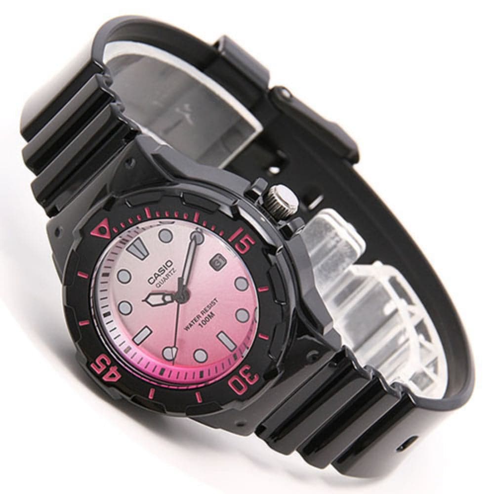 CASIO Analog LRW-200H-4EVDR Women's Watch with Black Resin Strap - Water Resistant, Durable & Stylish for Everyday Wear, Sports & Outdoor Activities