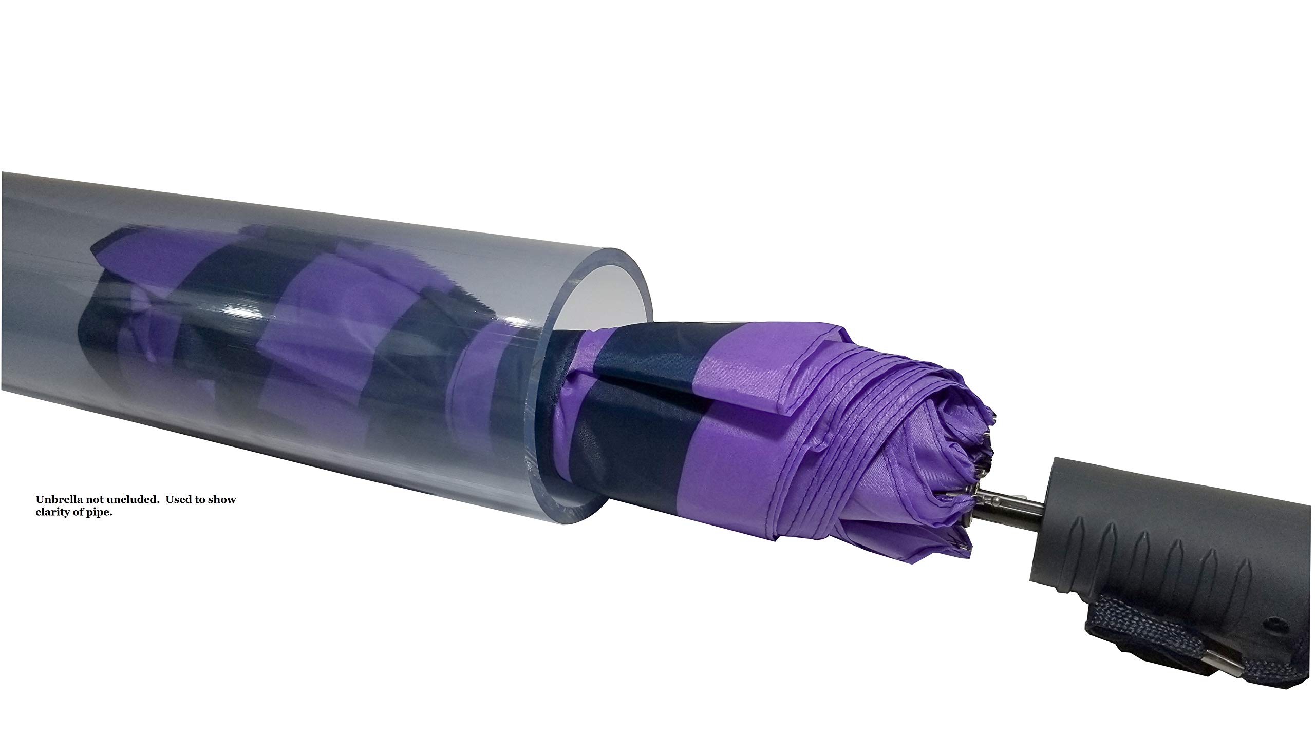 2.5 Inch Clear PVC Schedule 40 Pipe (2.445
