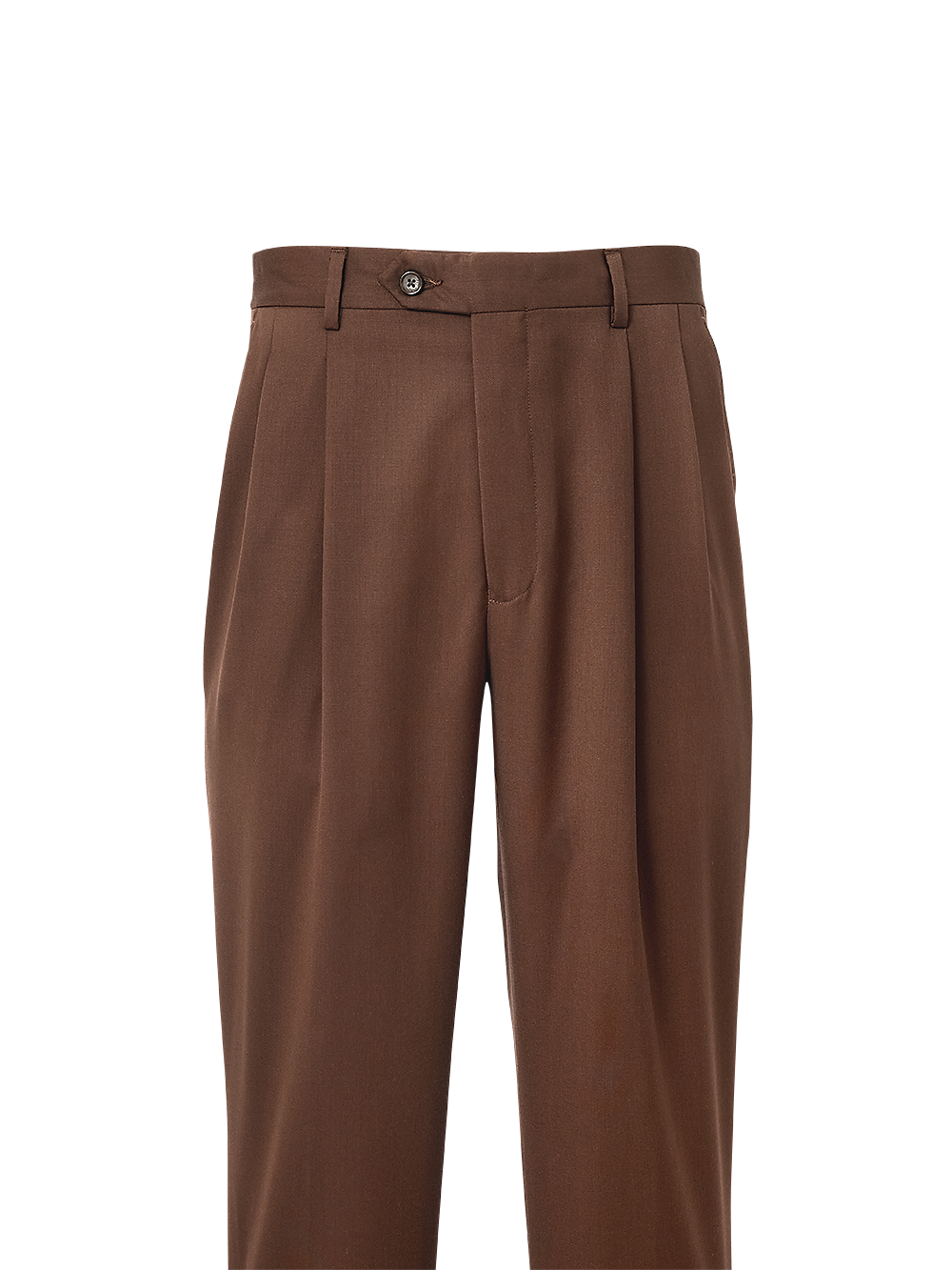 Wool Gabardine Pleated Pants for Women - Classic Grey Trousers, High Waist, Comfort Fit | Perfect for Office, Business Casual & Winter Outfits