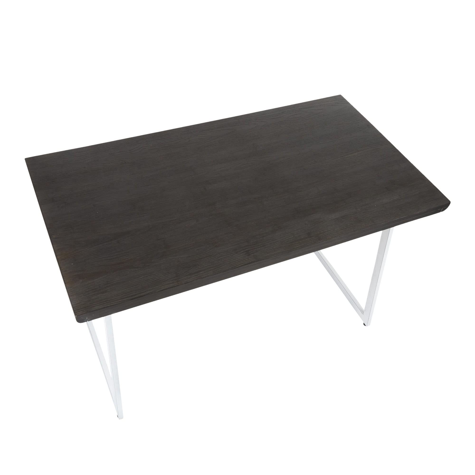 LumiSource Geo Modern Rectangle Dining Table - Small Kitchen Table for 4 People - Perfect for Apartments, Breakfast Nooks & Small Space Dining Areas