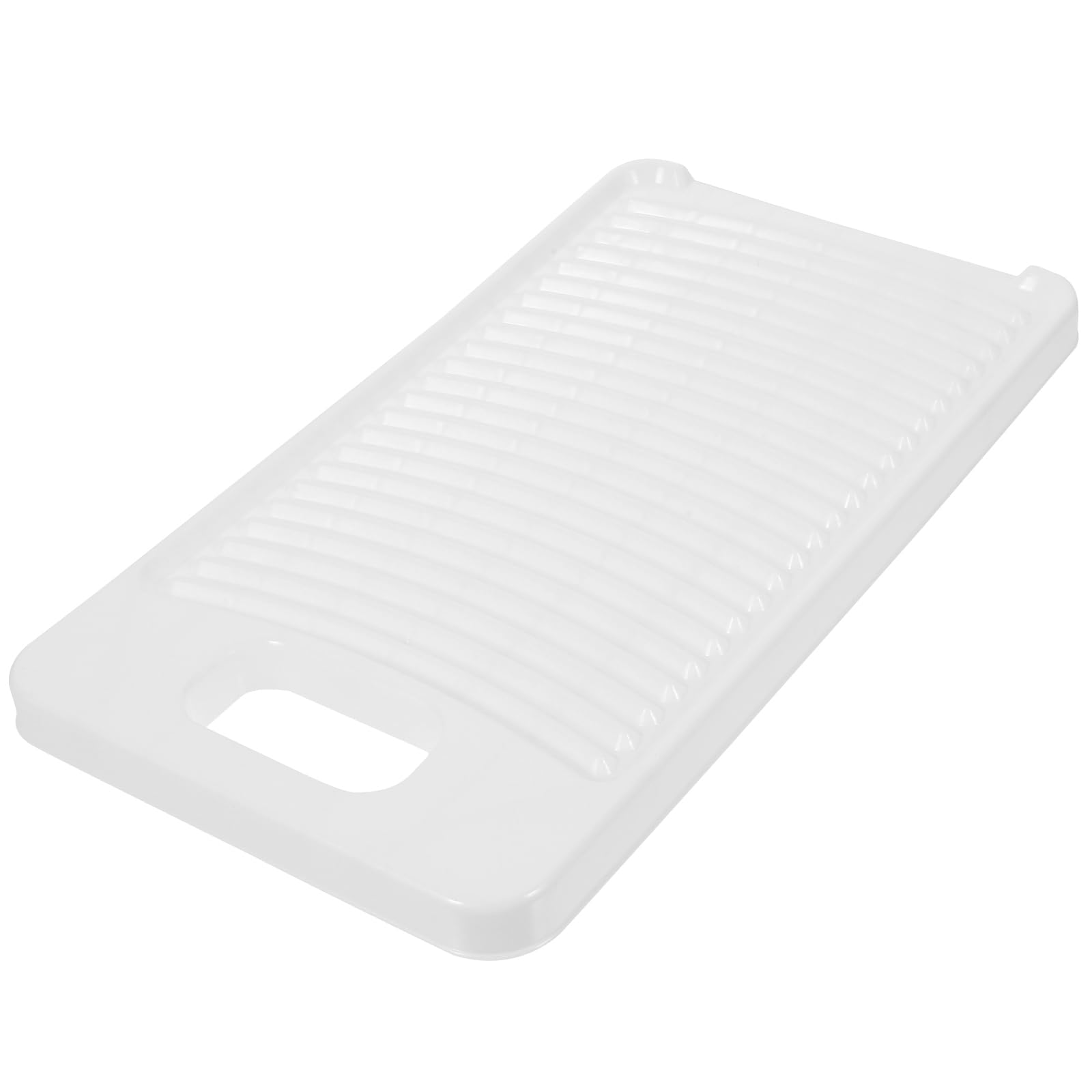 Amosfun Mini Plastic Washboard - 6x11 Inch Portable Hand Washing Board for Laundry, Delicates & Travel - Compact Household Cleaning Tool for Socks, Underwear & Small Clothes