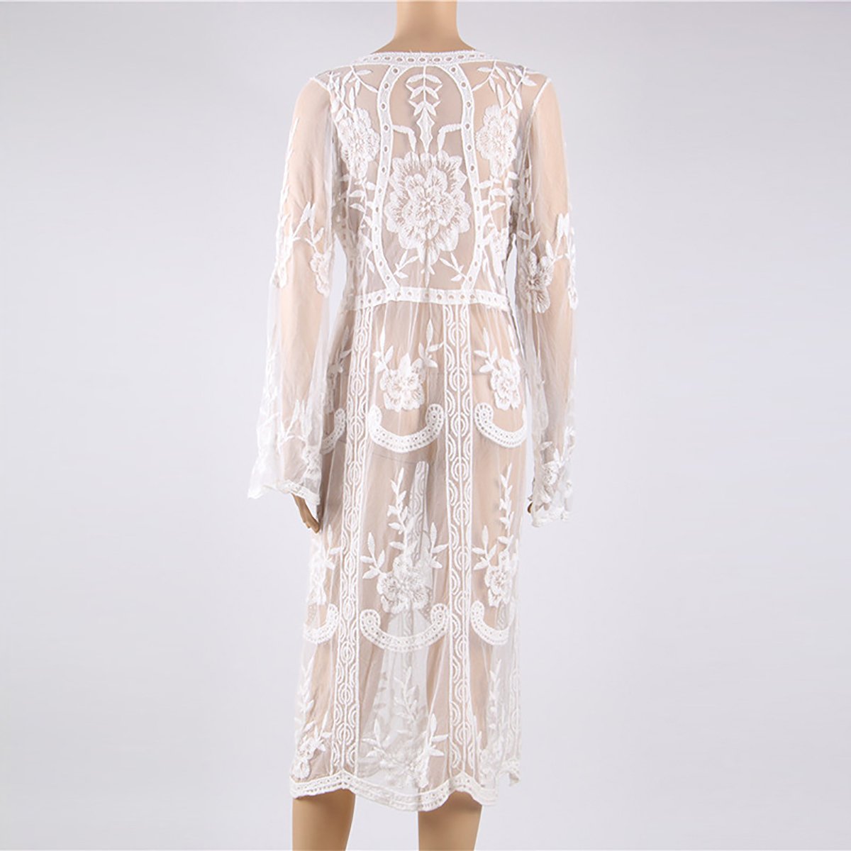 Elegant Maternity Lace Dress for Photoshoots - Sexy & Fancy Pregnancy Gown for Maternity Photography - Perfect for Baby Shower, Maternity Shoot, and Special Occasions