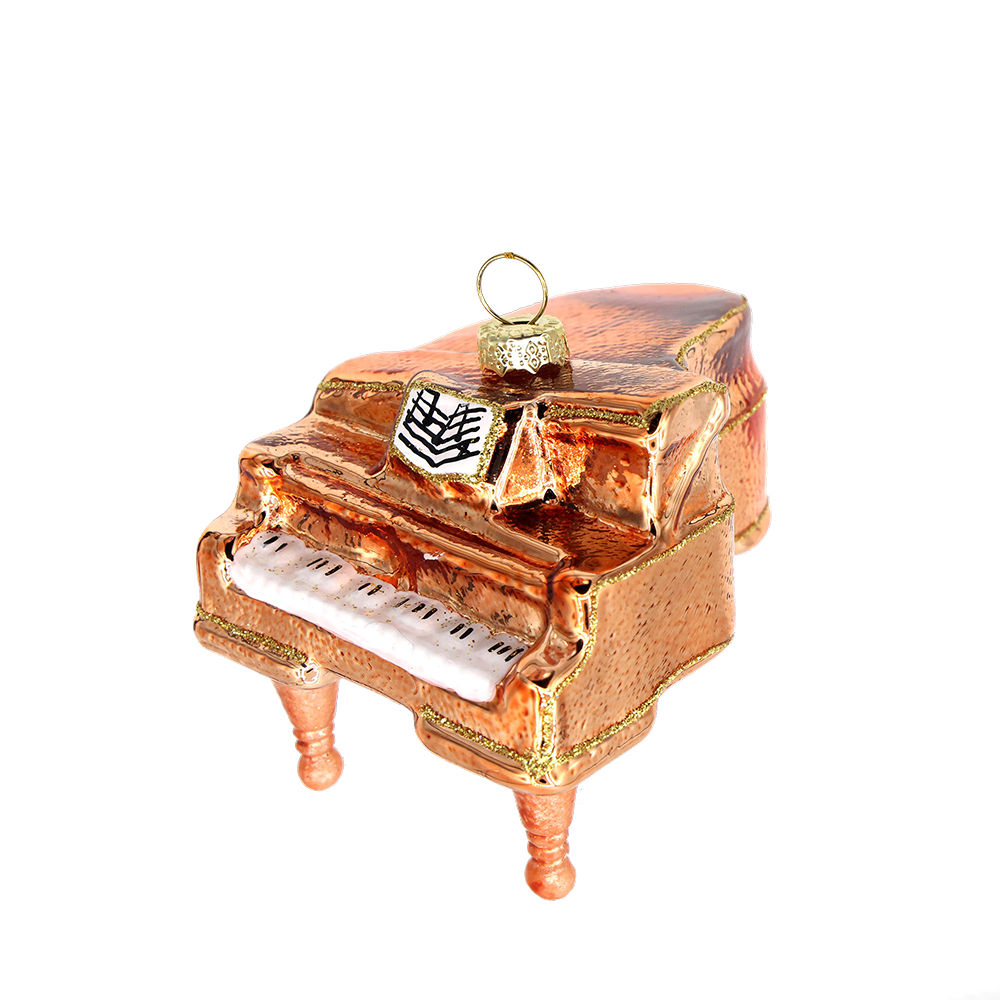 Elegant Grand Piano Ornament - Perfect for Christmas Tree Decor, Home Decoration, and Gift Giving | Handcrafted Miniature Piano Decor for Music Lovers