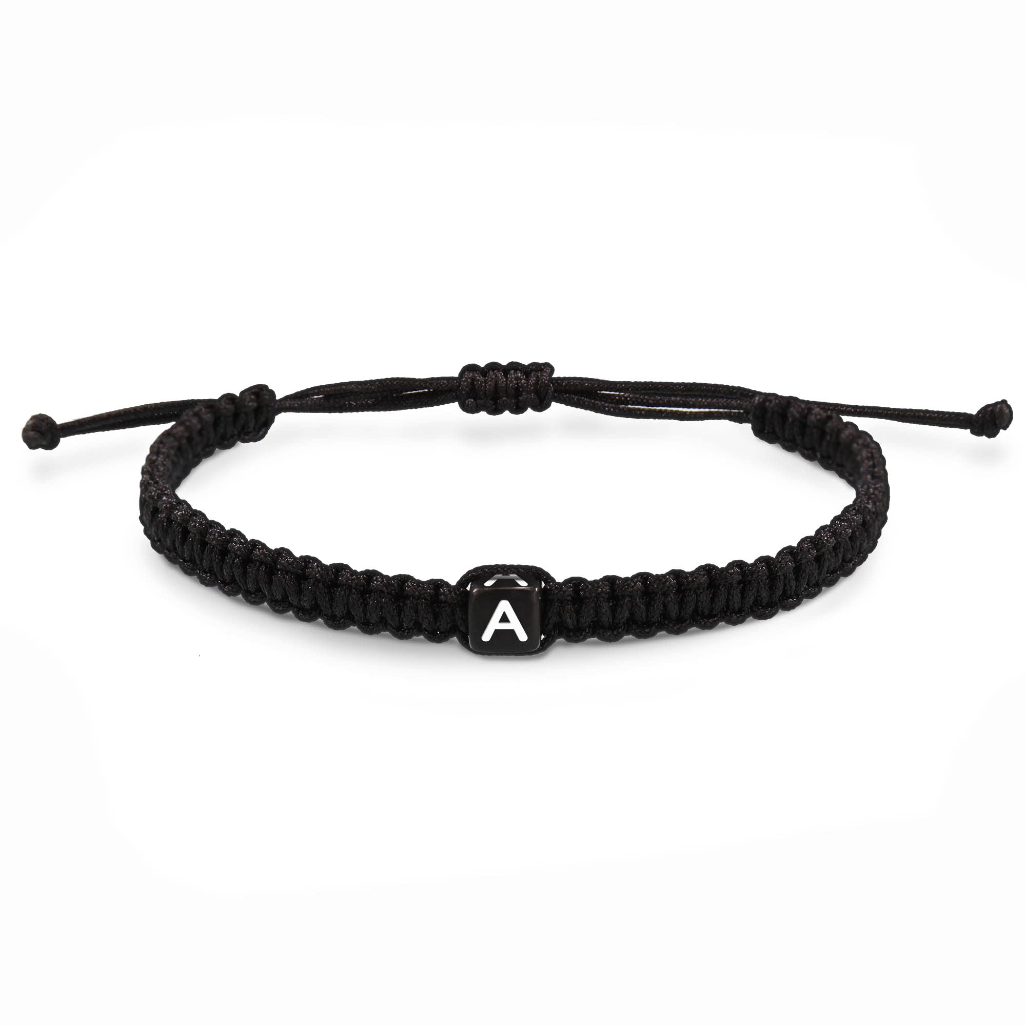 Personalized Initial Bracelet for Women - Adjustable Braided Rope Charm Jewelry with A-Z Letter Charms | Thoughtful Gift for Mom, Wife, Girlfriend, Teen Girls | Perfect for Mother's Day, Birthday, Graduation | Everyday Wear & Special Occasions