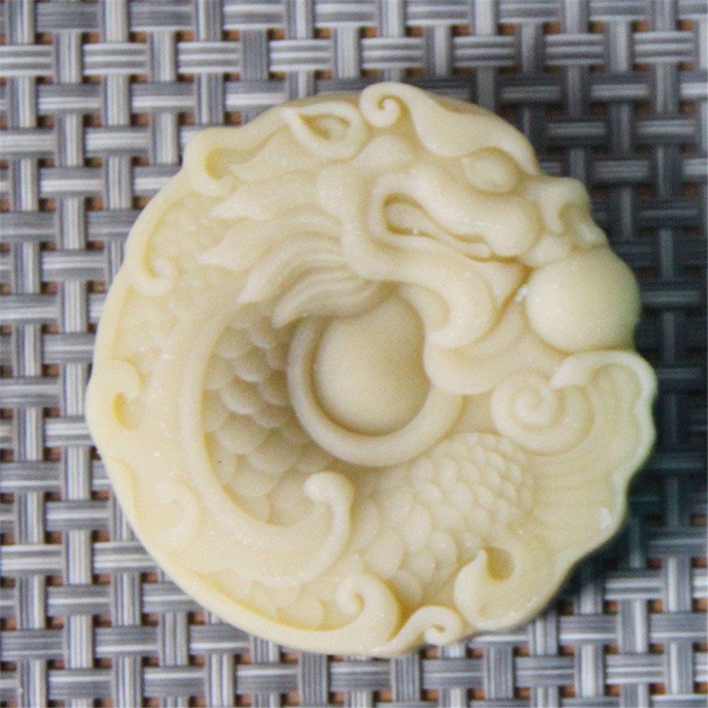 Premium Dragon Silicone Soap Molds for DIY Handmade Soap, Candles & Resin Crafts - Heat-Resistant, Reusable & Flexible Soap Making Molds for Bath, Spa & Home Decor (Set of 8)
