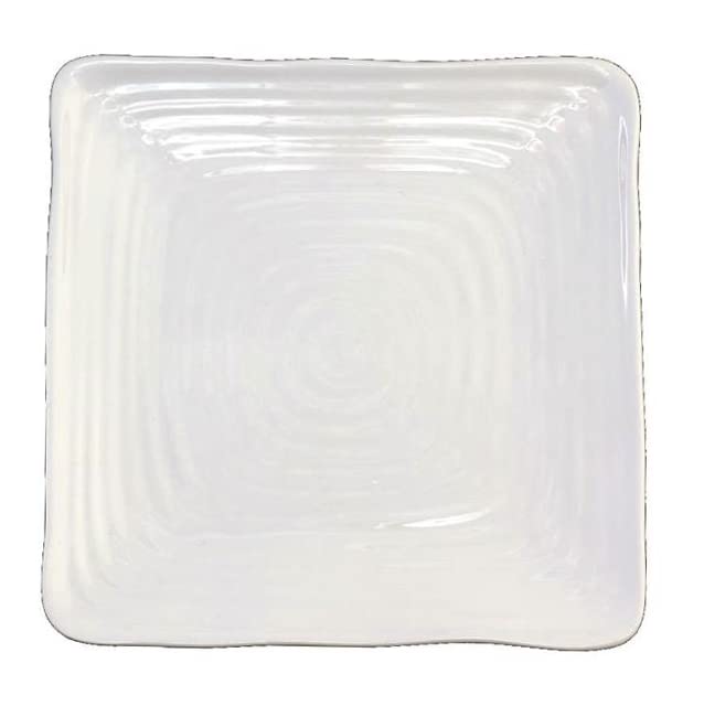 Premium Melamine Square Dinner Plates - 7.5