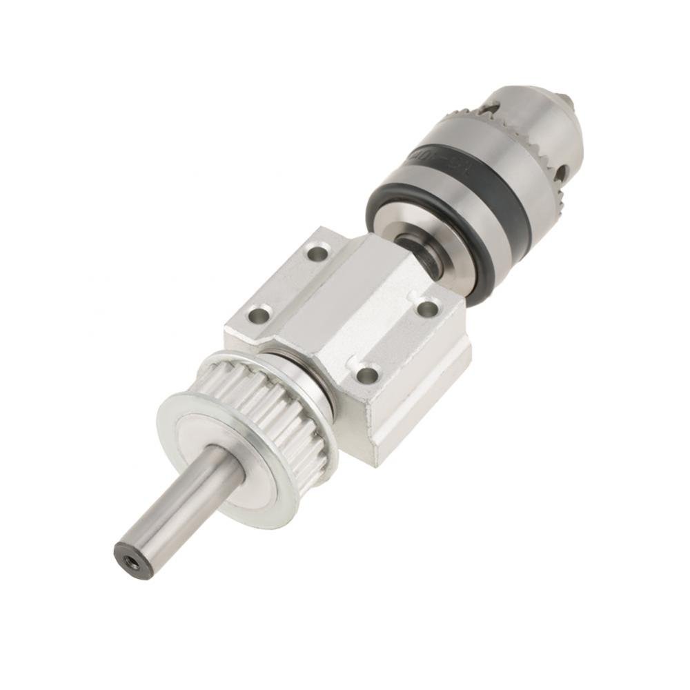 Mini Hand Drill Spindle Assembly for DIY Lathe, Press Motor Chuck - Compatible with Drill Press, Table Grinder & Table Saw | Perfect for Woodworking, Metalworking & Craft Projects