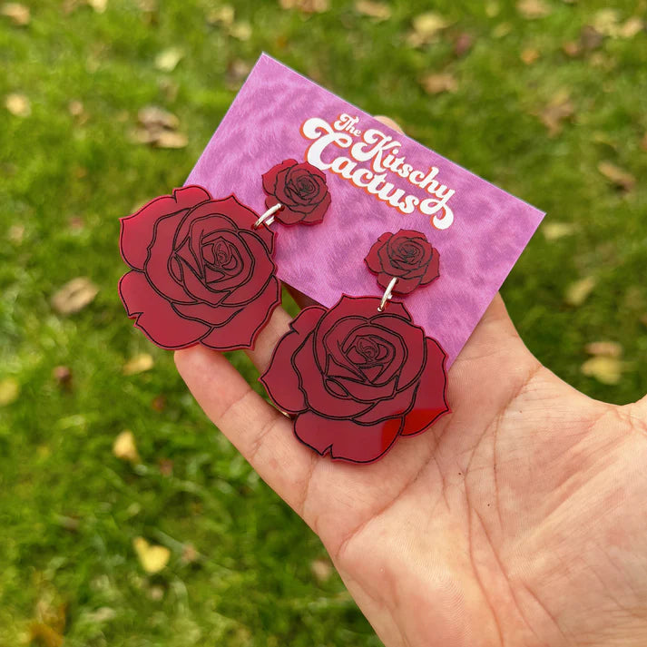 Thorn This Way Earrings - Unique Gothic Punk Jewelry for Women | Perfect for Parties, Concerts & Alternative Fashion | Stainless Steel Hypoallergenic Earrings