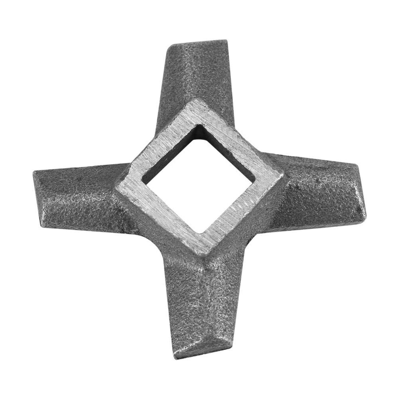 BORDSTRACT Meat Grinder Blade - Cross-Shaped Stainless Steel Grinding Blade - Replacement Accessory for Kitchen Meat Mincers (Size 32#) - Perfect for Home Cooking, Butcher Shops & Food Processing