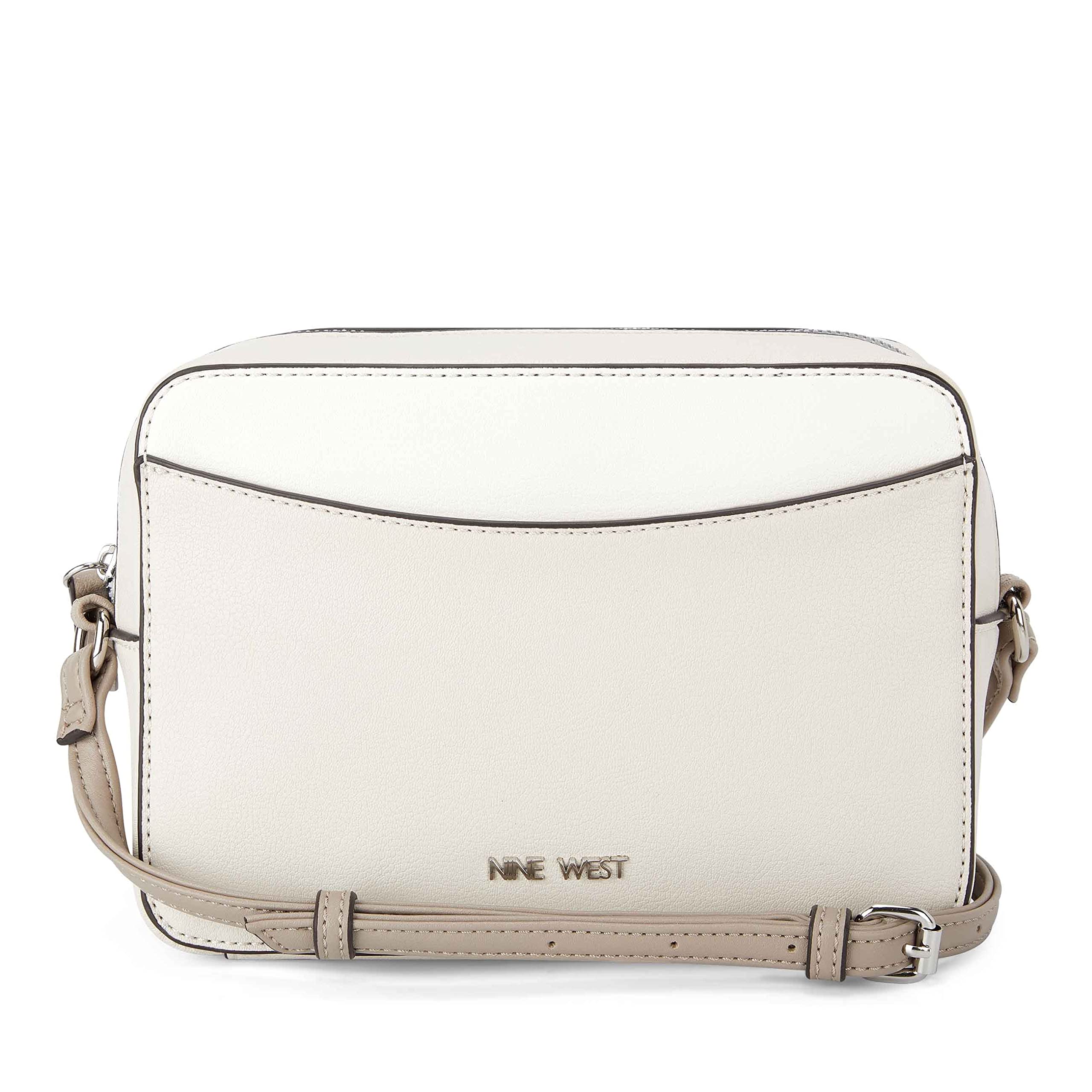 Nine West Calandra Mini Camera Crossbody Bag - Stylish Leather Purse for Women, Compact Shoulder Bag with Adjustable Strap - Perfect for Travel, Shopping & Everyday Use