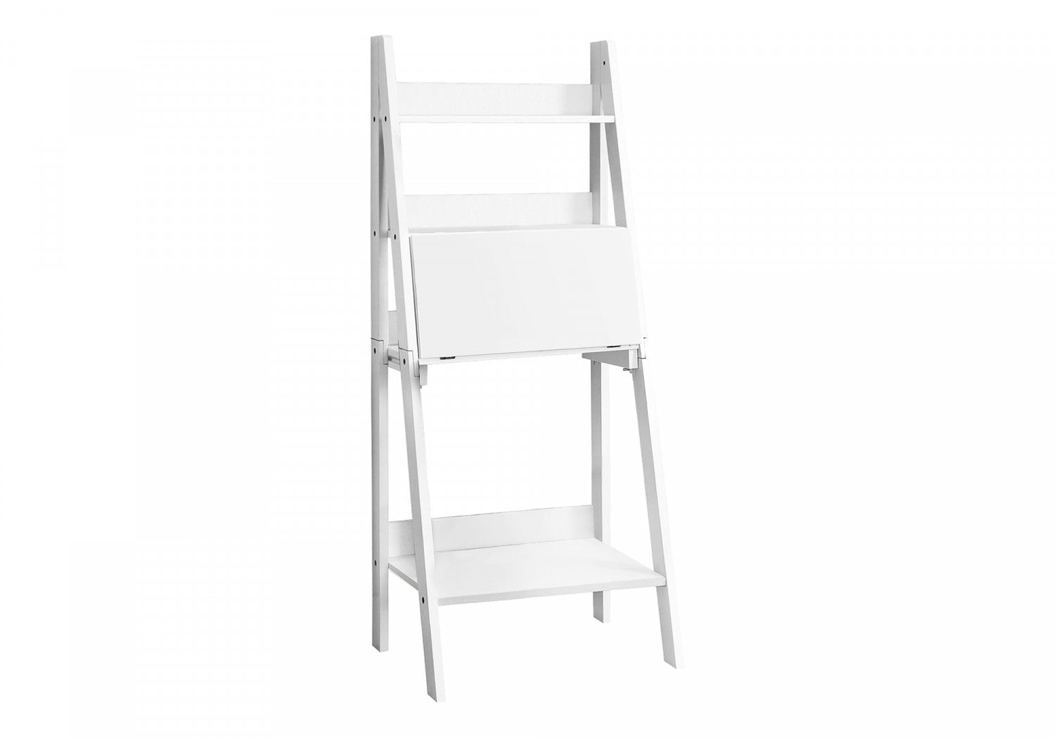 Arlen Desk - Modern White Writing Desk for Home Office, Study & Workspace - Sleek Design with Durable Finish for Small Spaces & Apartments
