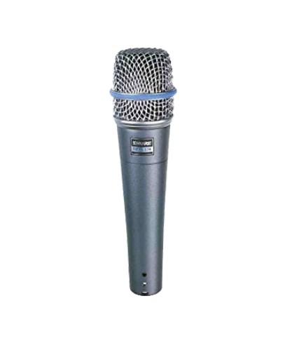 Shure Beta 57A Supercardioid Dynamic Vocal Microphone - Professional Studio & Live Performance Mic for Singers, Instruments & Podcasting - Ideal for Vocals, Guitar Amps & Drum Mics in Recording Studios & Stage Performances