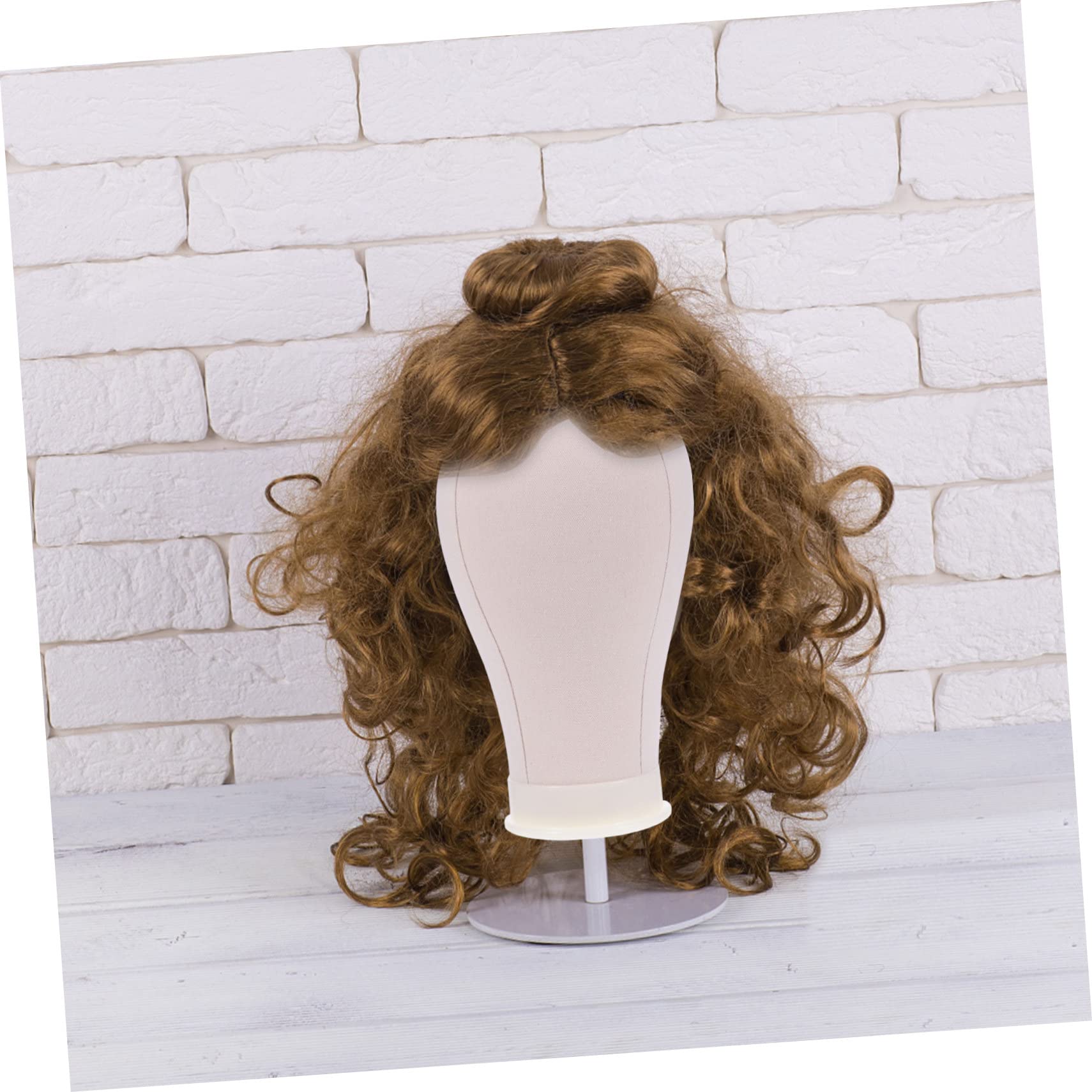 Professional Mannequin Head for Wig Making & Cosmetology Training - Adjustable Canvas Cover - Perfect for Hairstyling Practice, Barber School & Salon Styling