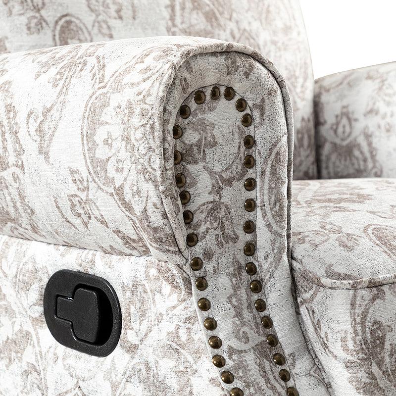 Comfortable Nikola Swivel Glider Recliner Chair - 360° Rotation & Smooth Gliding Motion - Perfect for Living Room, Nursery, or Home Theater Relaxation