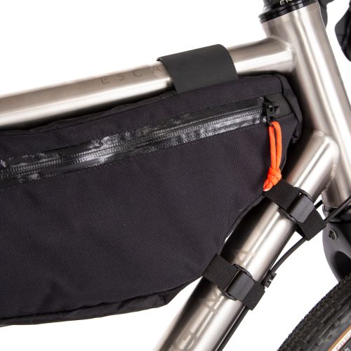 Restrap Large Bike Frame Bag - Waterproof Cycling Storage for Bikepacking & Commuting - Fits Most Bicycle Frames - Durable Nylon Construction for Adventure Rides