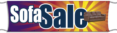 Large Outdoor Advertising Banner - Sofa Sale Promotion | Perfect for Storefronts, Events, and Retail Displays