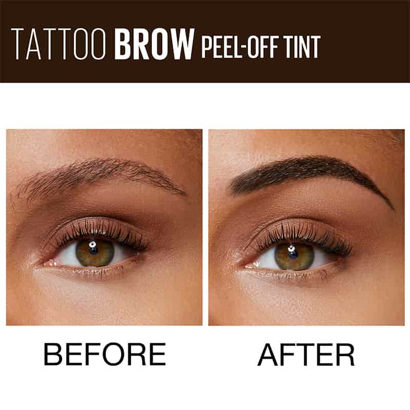 Maybelline Tattoo Brow Gel Tint - Long Lasting Eyebrow Makeup for Natural Look | Waterproof & Smudge Proof | Perfect for Daily Use & Special Occasions
