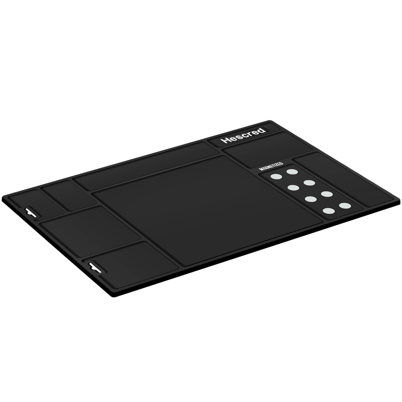 Premium Gun Cleaning Mat with Magnetic Hold & Anti-Slip Rubber Base - Protective Workbench Mat for Firearm Maintenance | Ideal for Home, Range & Workshop Use
