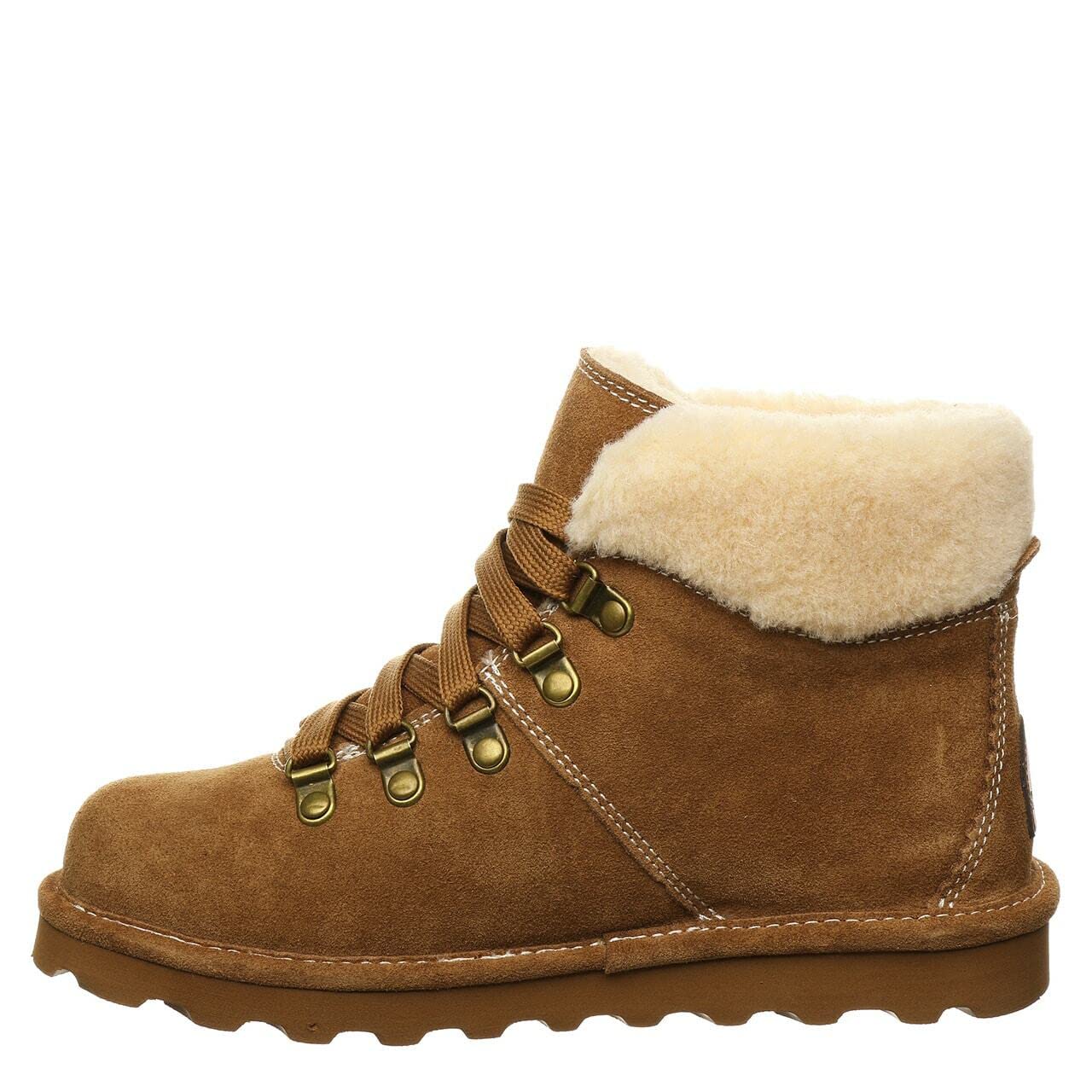 BEARPAW Women's Marta Ankle Boots - Slip On Winter Boots for Women in Multiple Colors | Warm & Comfortable Snow Boots for Casual Wear, Outdoor Activities