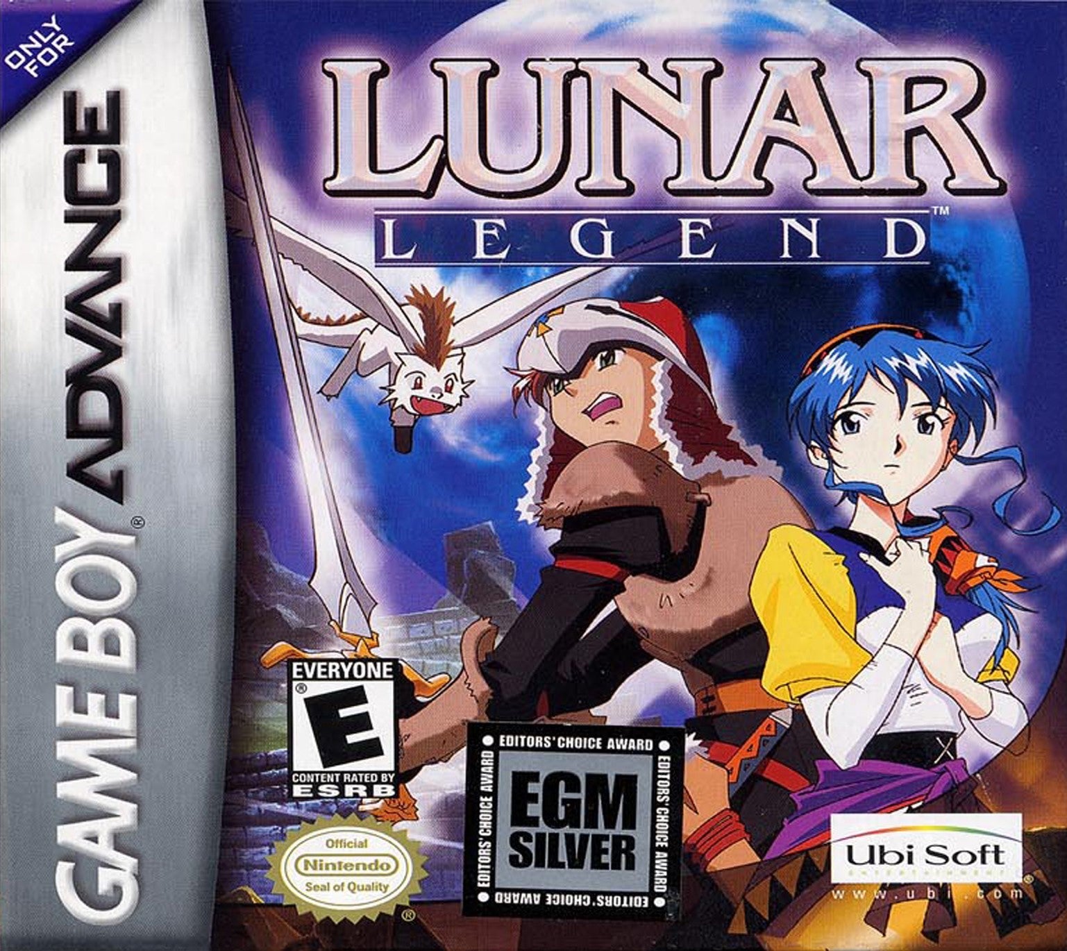Used Lunar Legend Game Boy Advance (GBA) Video Game Cartridge - Classic Retro Gaming for Collectors & Nostalgic Players