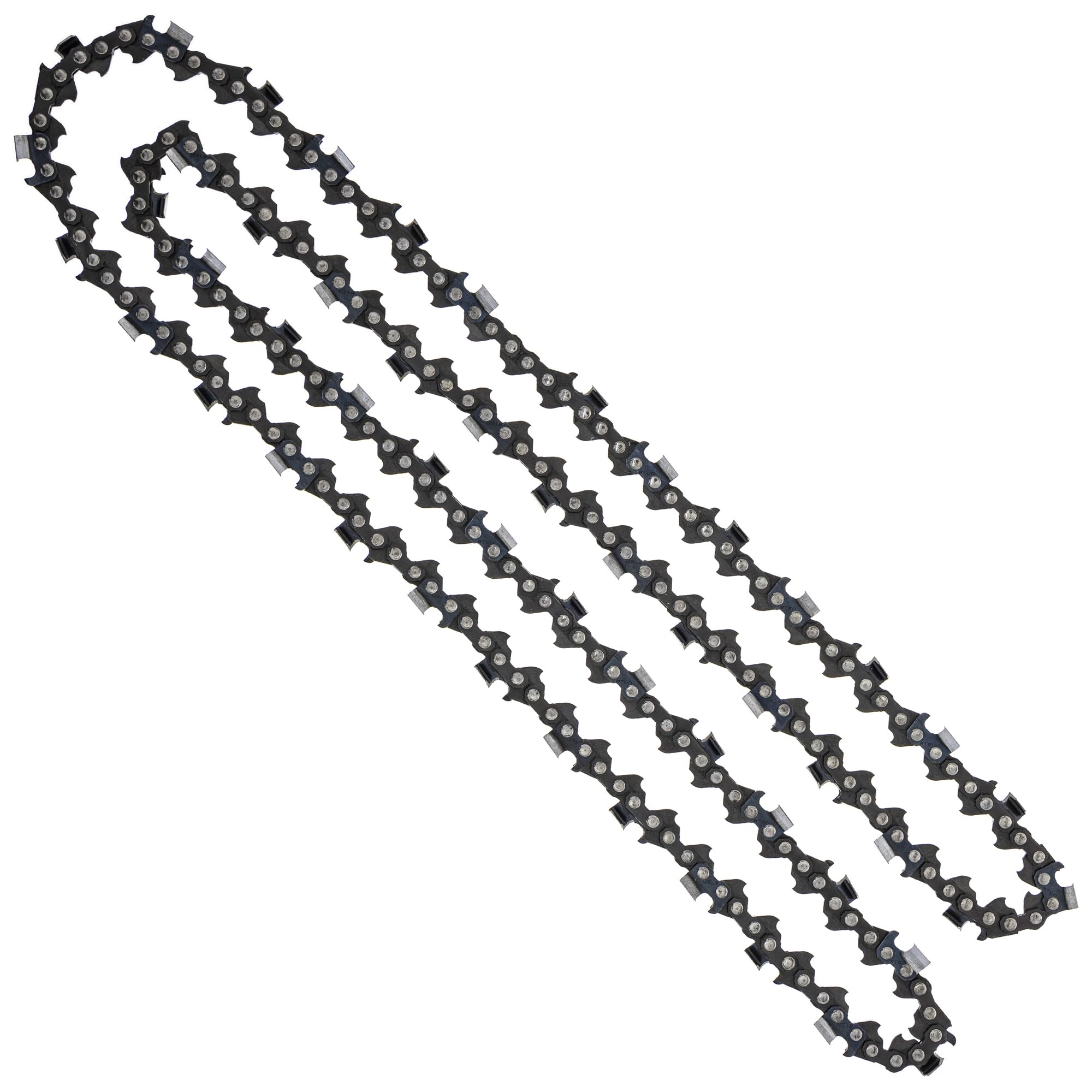 Premium 32-Inch Full Chisel Chainsaw Chain .050 Gauge 3/8 Pitch 105 DL - Compatible with Husqvarna 372XP, Echo CS-600P, Jonsered 670 (5-Pack) - Ideal for Professional Logging, Tree Felling & Heavy-Duty Wood Cutting