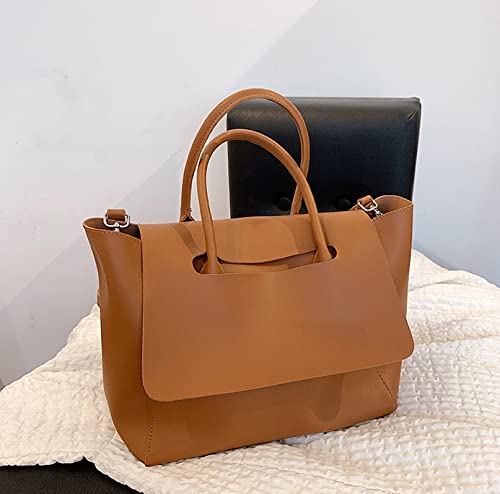 Elegant Top Handle Handbag for Women - PU Leather Shoulder Bag Tote & Travel Satchel Purse | Perfect for Work, Shopping & Weekend Getaways