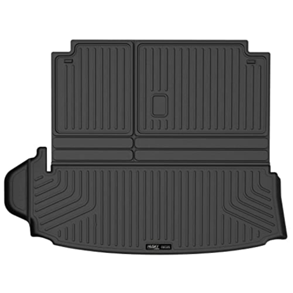 Husky Liners Weatherbeater Cargo Liner for 2020-2024 Toyota Highlander | Black 1-Piece Custom Fit Floor Mat | Protects 3rd Row & Folds with Seats | Durable All-Weather Protection for SUVs | Perfect for Road Trips, Camping & Family Adventures