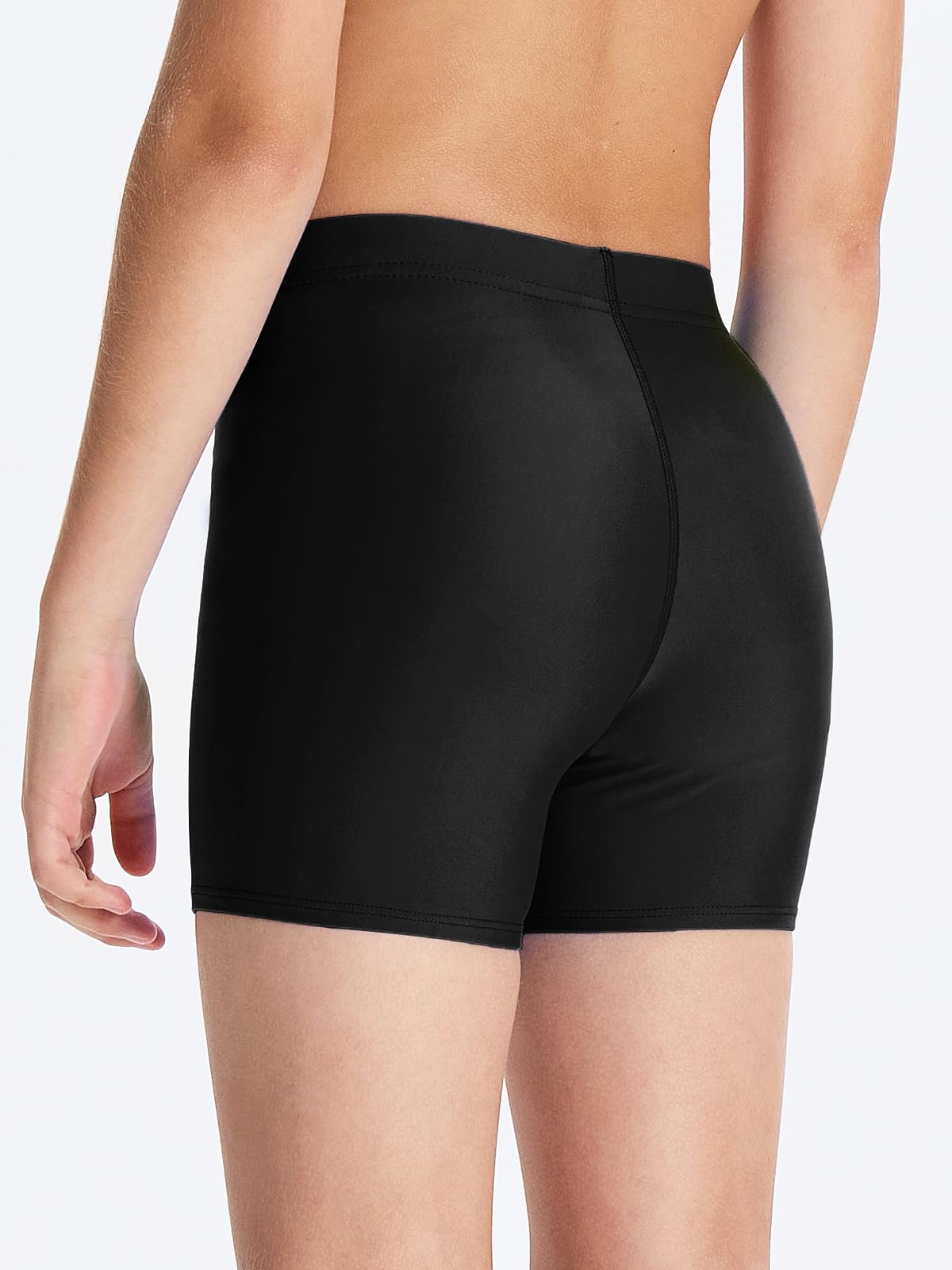 DEVOROPA Youth Boys Swim Shorts - UPF 50+ Nylon Square Leg Swim Trunks for Swimming, Beach & Pool Activities | Quick Dry Comfortable Swimwear for Boys