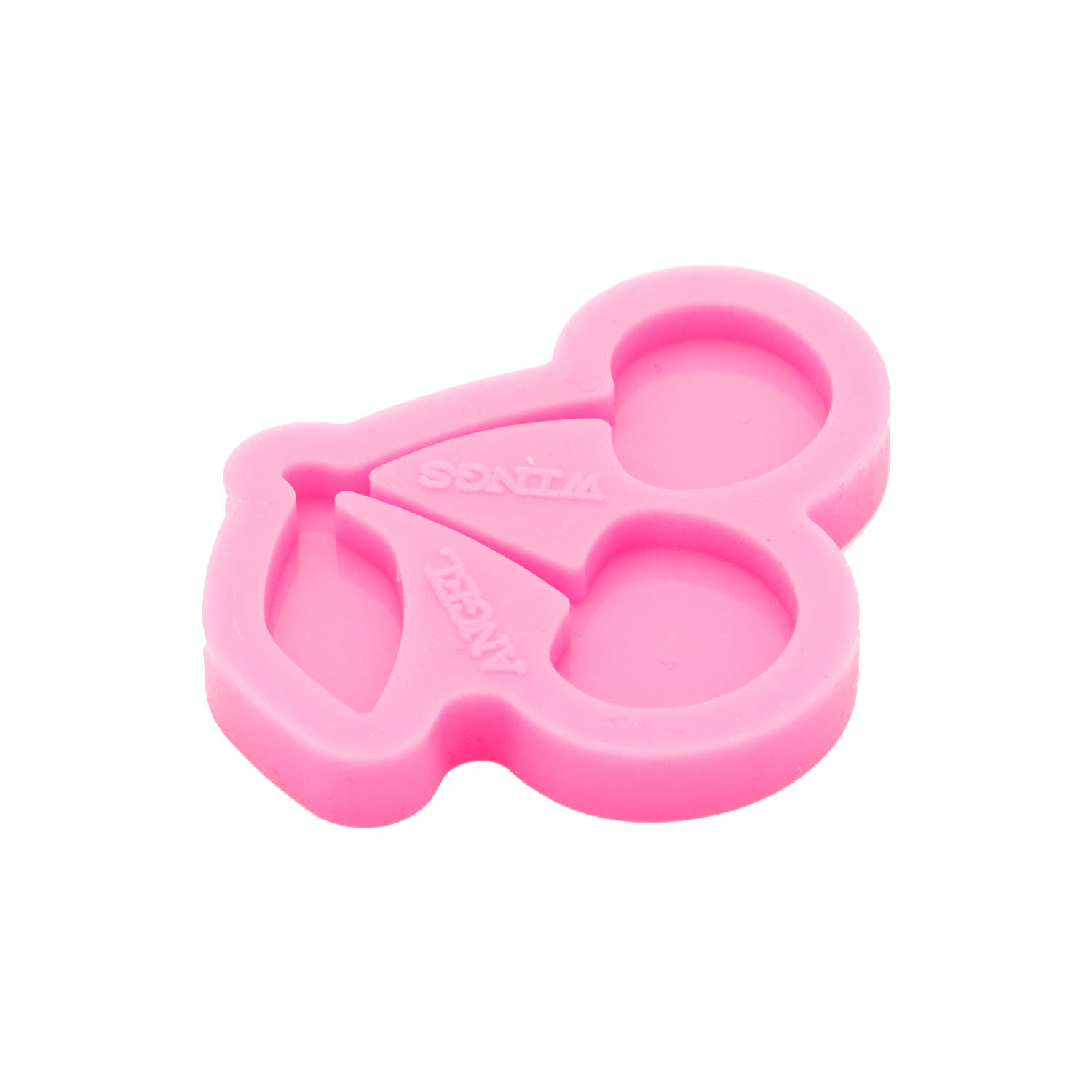 Shiny Glossy Cherry Keychain Silicone Mold - 1.5 Inch Badge Reel & Epoxy Resin Mold for DIY Jewelry Making - Perfect for Handmade Crafts, Keychains, and Resin Art Projects (Home Decor, Gifts, Accessories)