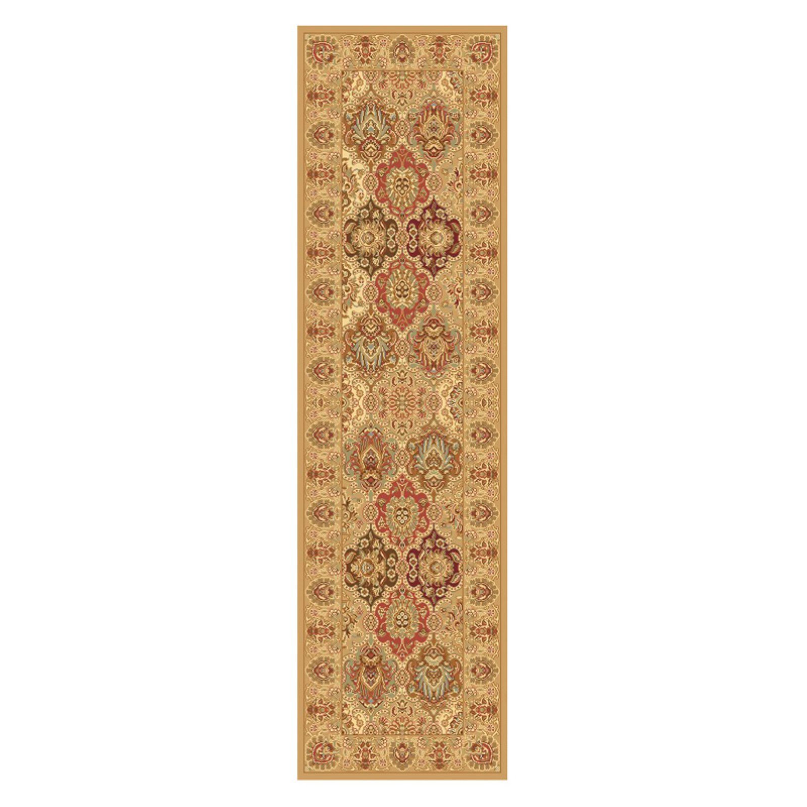 Rugs America New Vision Collection P108 Oriental Traditional Area Rug - Panel Cherry, 2'3