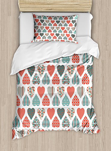 Teal Coral White
