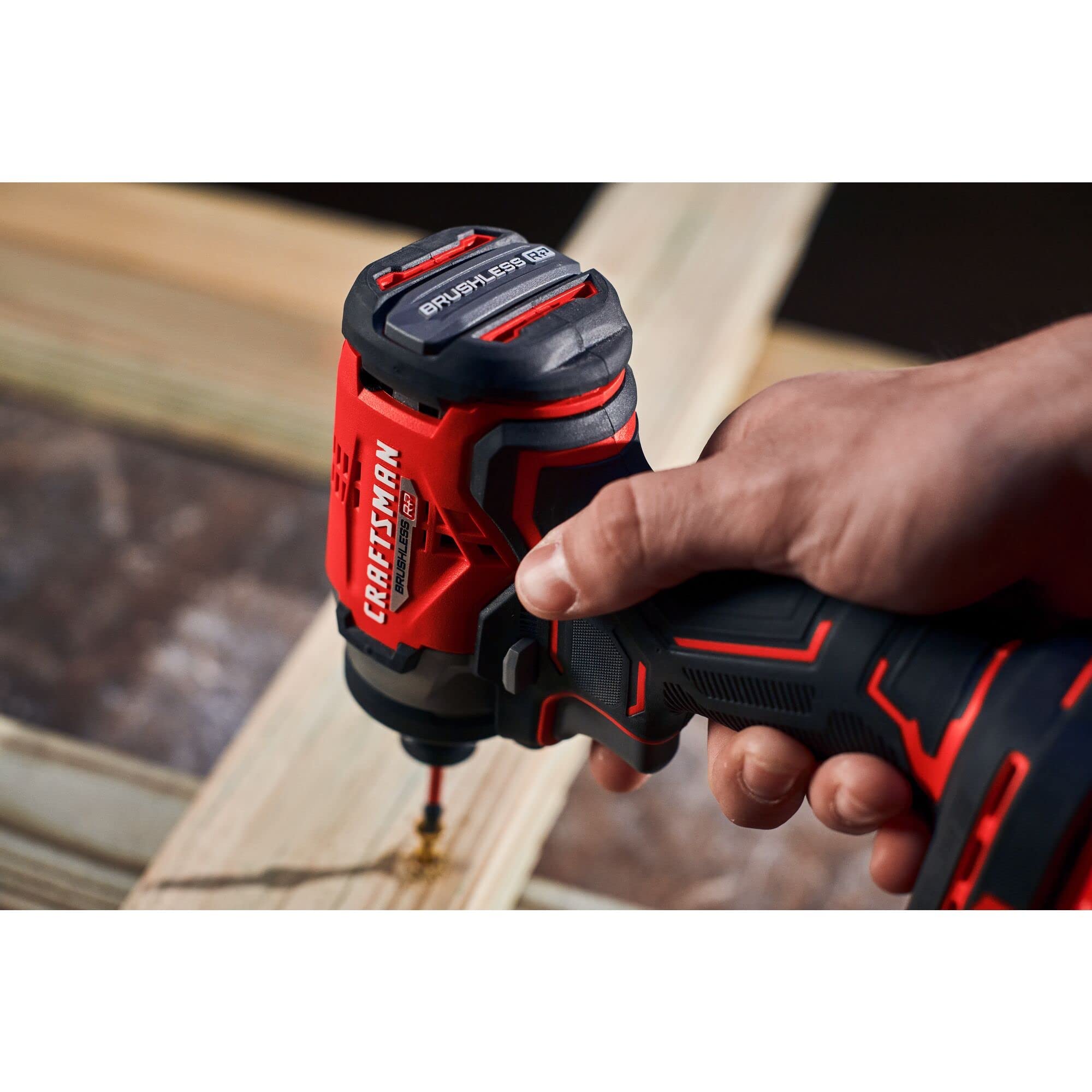 CRAFTSMAN V20 RP Brushless Cordless Drill and Impact Driver Combo Kit with 2 Batteries & Charger (CMCK211C2) - Perfect for DIY Projects, Home Repairs, and Professional Construction Work