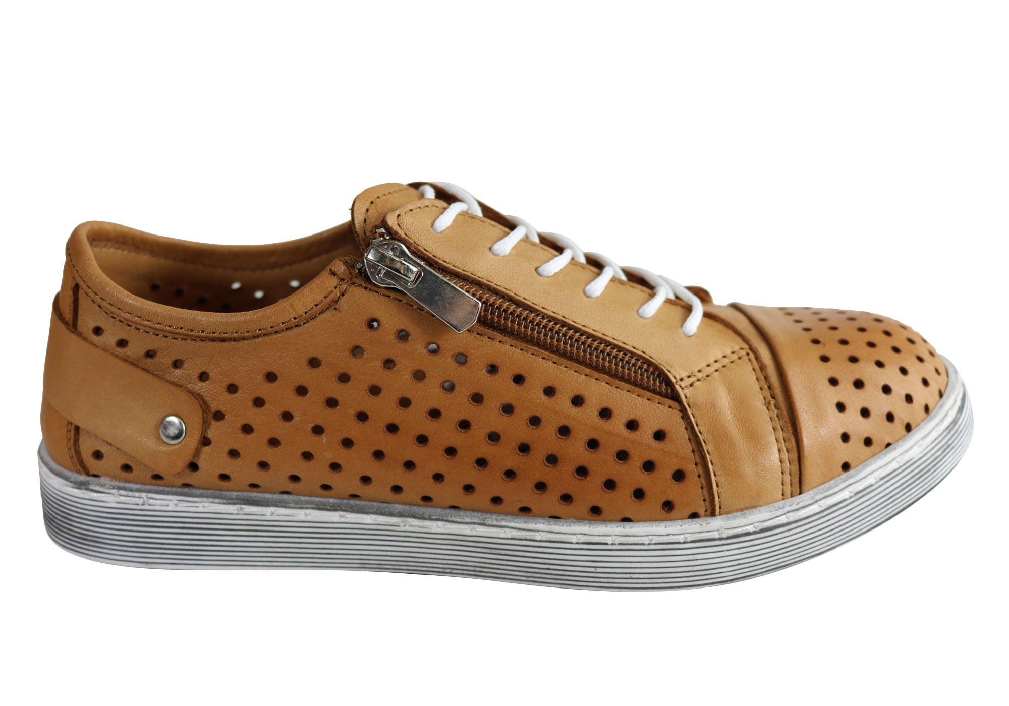 Comfortable Women's Leather Casual Shoes EG17 - European Style for Walking, Work & Everyday Wear