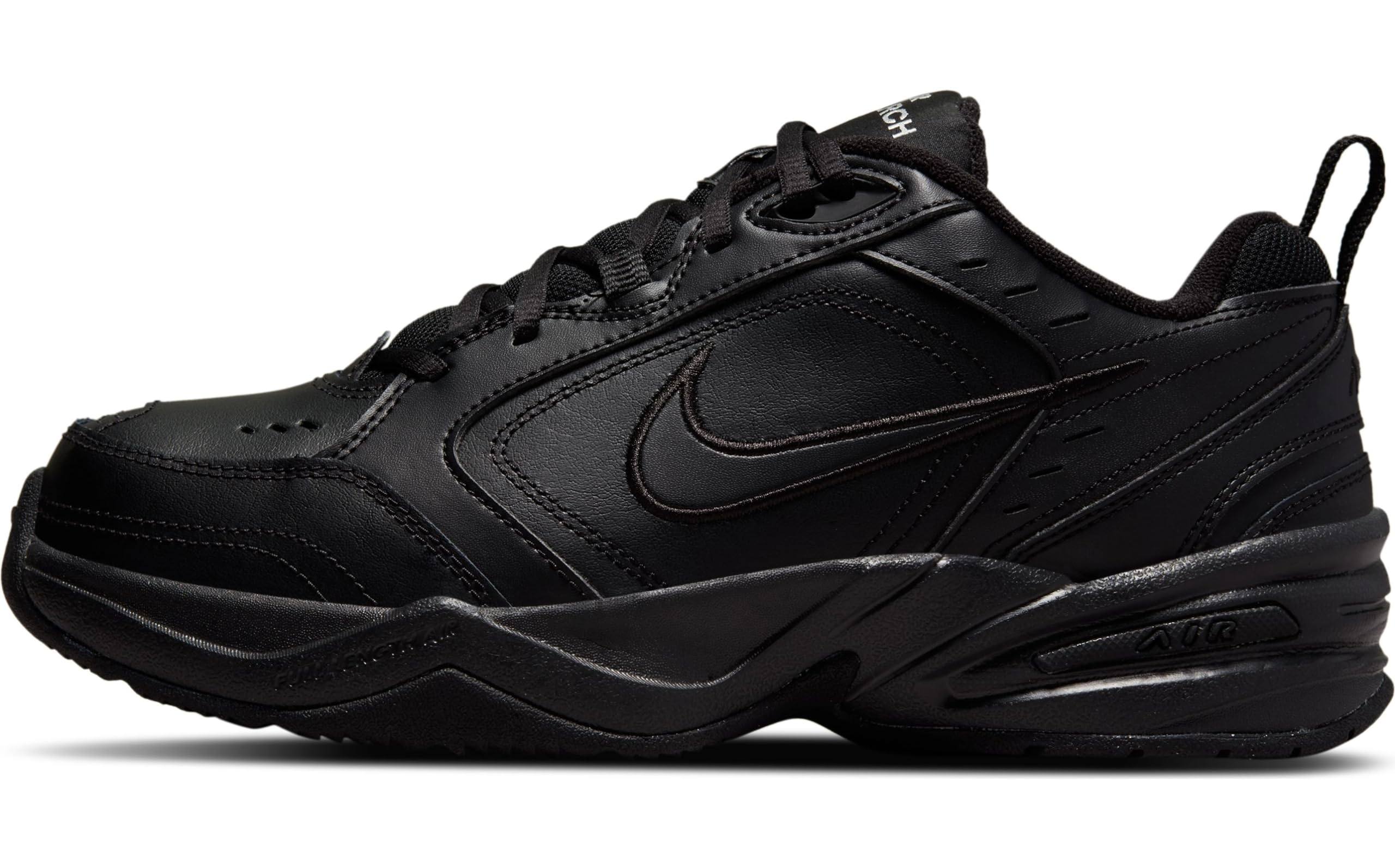 Nike Air Monarch IV 4E Wide Black Men's Running Shoes Size 10.5 - Comfortable Athletic Sneakers for Walking, Gym & Casual Wear