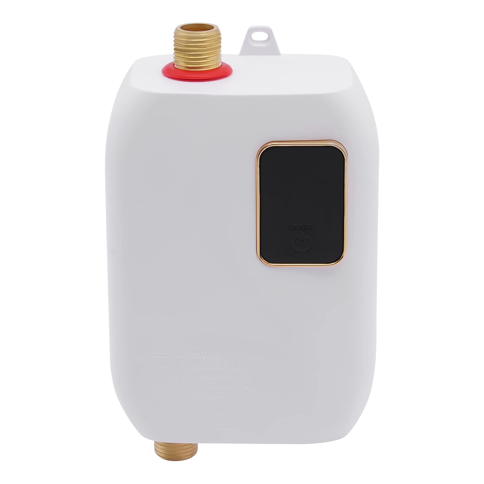 110V Instant Electric Tankless Water Heater - Under Sink Small Hot Water Heater with LCD Digital Display for Kitchen Faucet | Perfect for Coffee Brewing, Baby Bottle Warming & Handwashing (White)