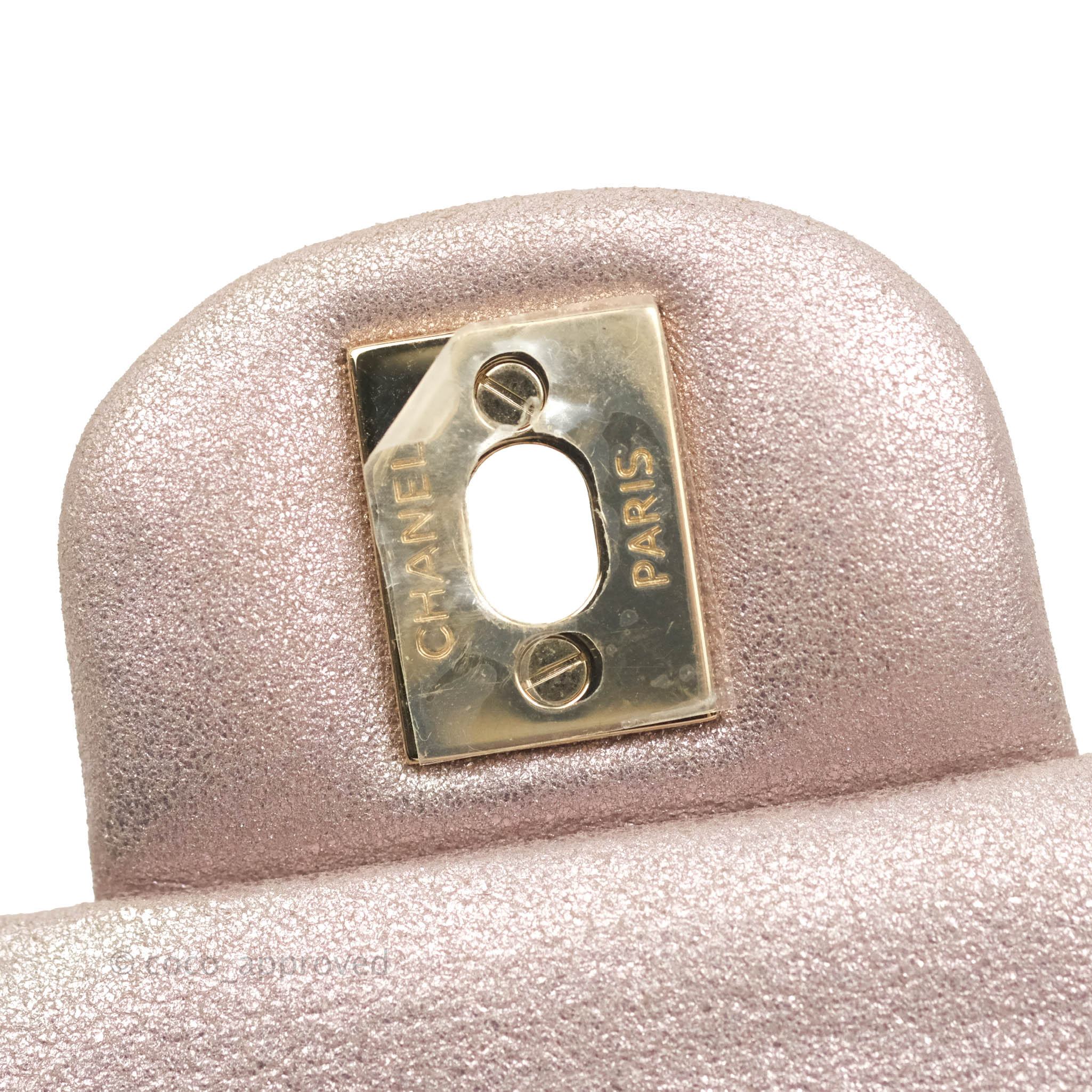 Chanel Classic M/L Medium Double Flap Bag in Rose Gold Pink Lambskin with Gold Hardware - Luxury Handbag for Women, Perfect for Parties, Weddings & Special Occasions