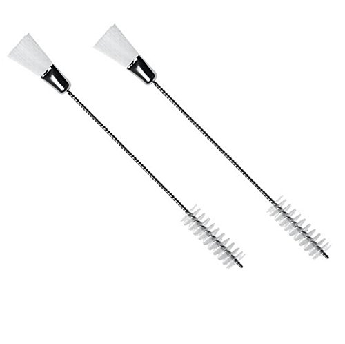 Double-End Shaver Cleaning Brushes (2 Pack) - Soft Bristle Brush for Electric Razor & Beard Trimmer Maintenance - Perfect for Home, Travel & Grooming Kit Accessories