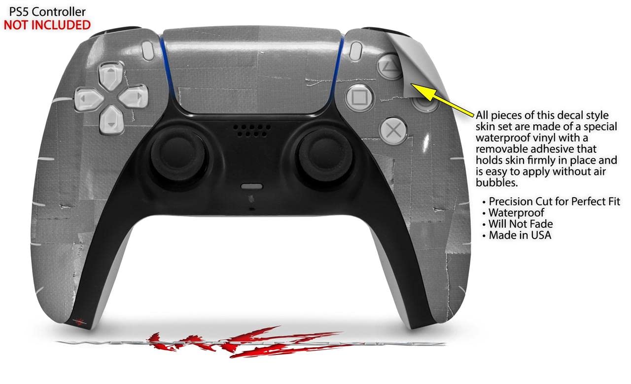 PS5 DualSense Controller Skin Wrap - Custom Fit for Gaming Protection