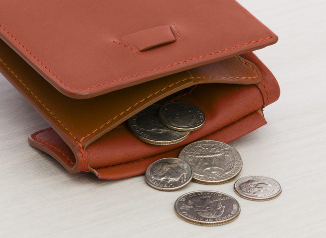 Bellroy Coin Fold Wallet - Slim RFID Blocking Leather Wallet for Men & Women | Perfect for Travel, Everyday Carry & Minimalist Lifestyle